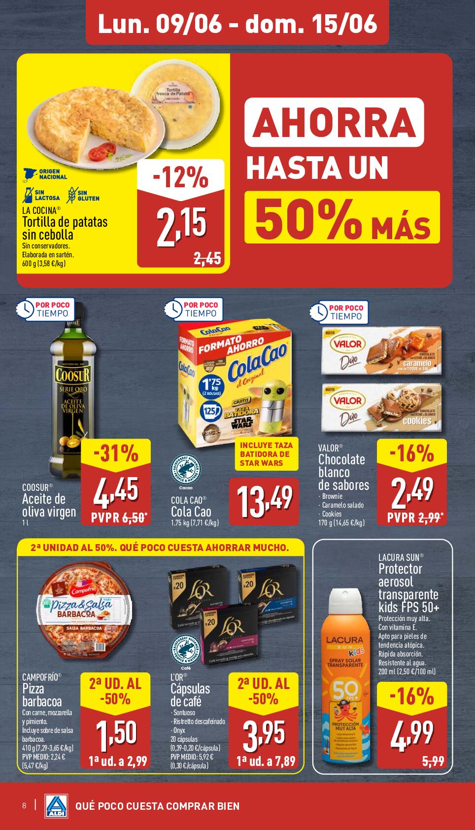 Folleto semanal Aldi. Página 08