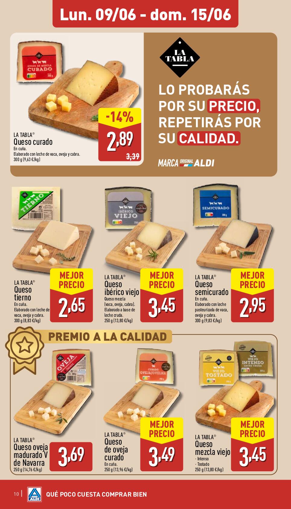 Folleto semanal Aldi. Página 10