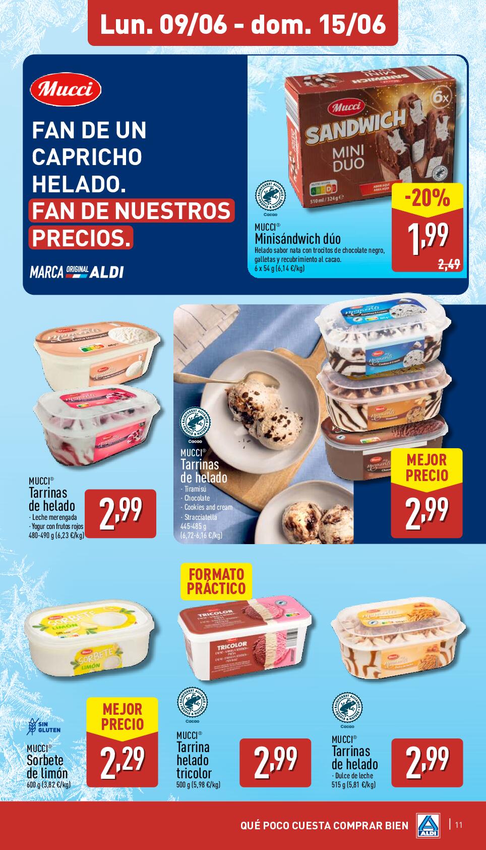 Folleto semanal Aldi. Página 11