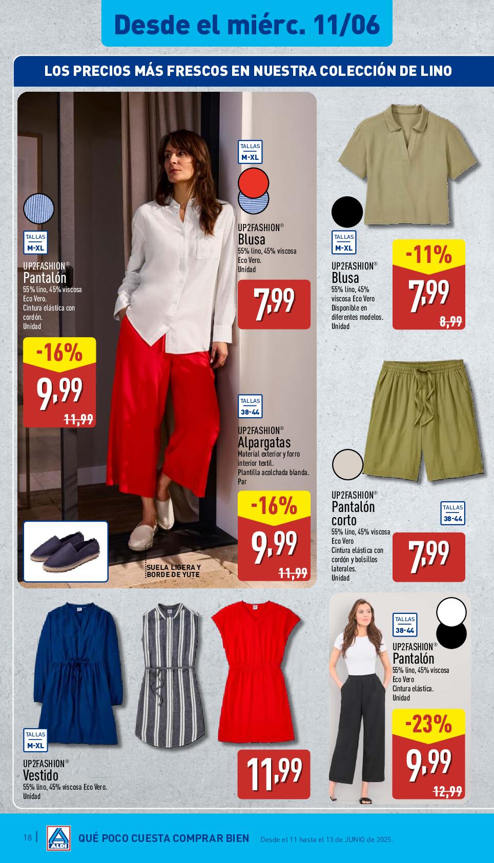 Folleto semanal Aldi. Página 18