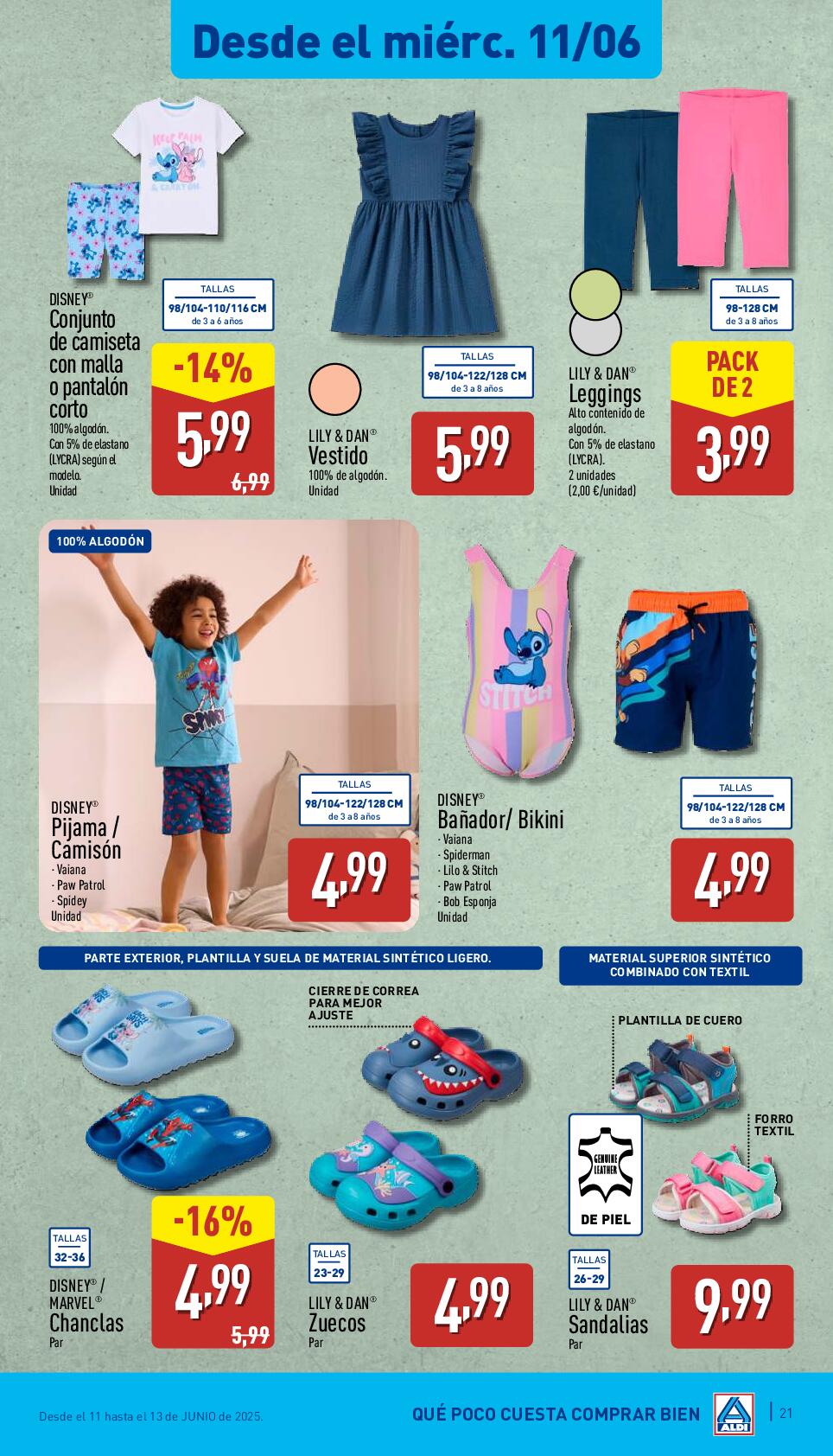 Folleto semanal Aldi. Página 21