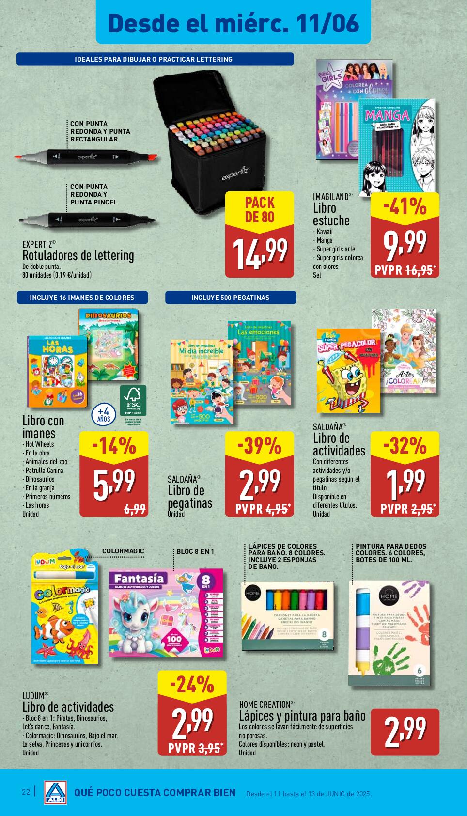 Folleto semanal Aldi. Página 22