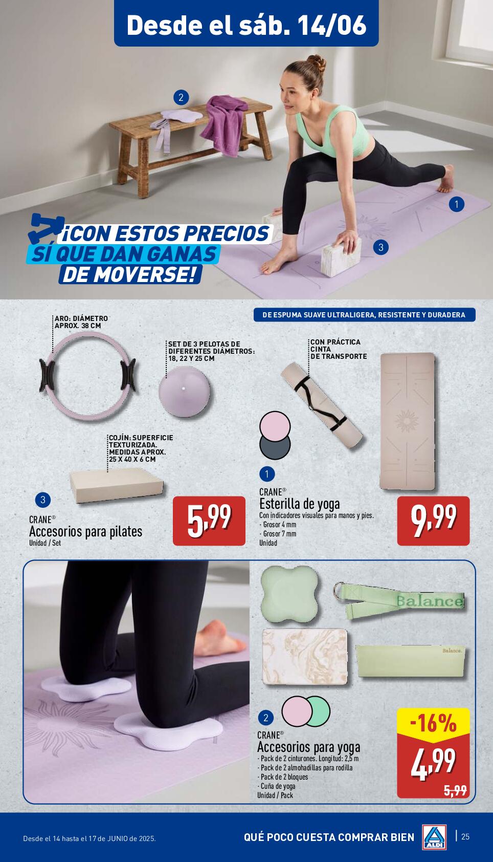 Folleto semanal Aldi. Página 25
