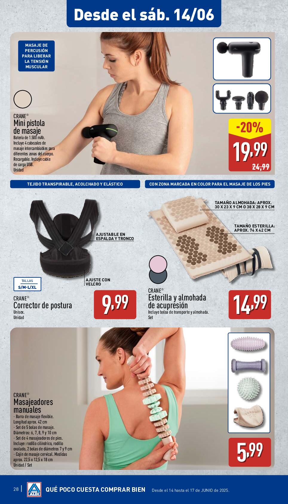 Folleto semanal Aldi. Página 28