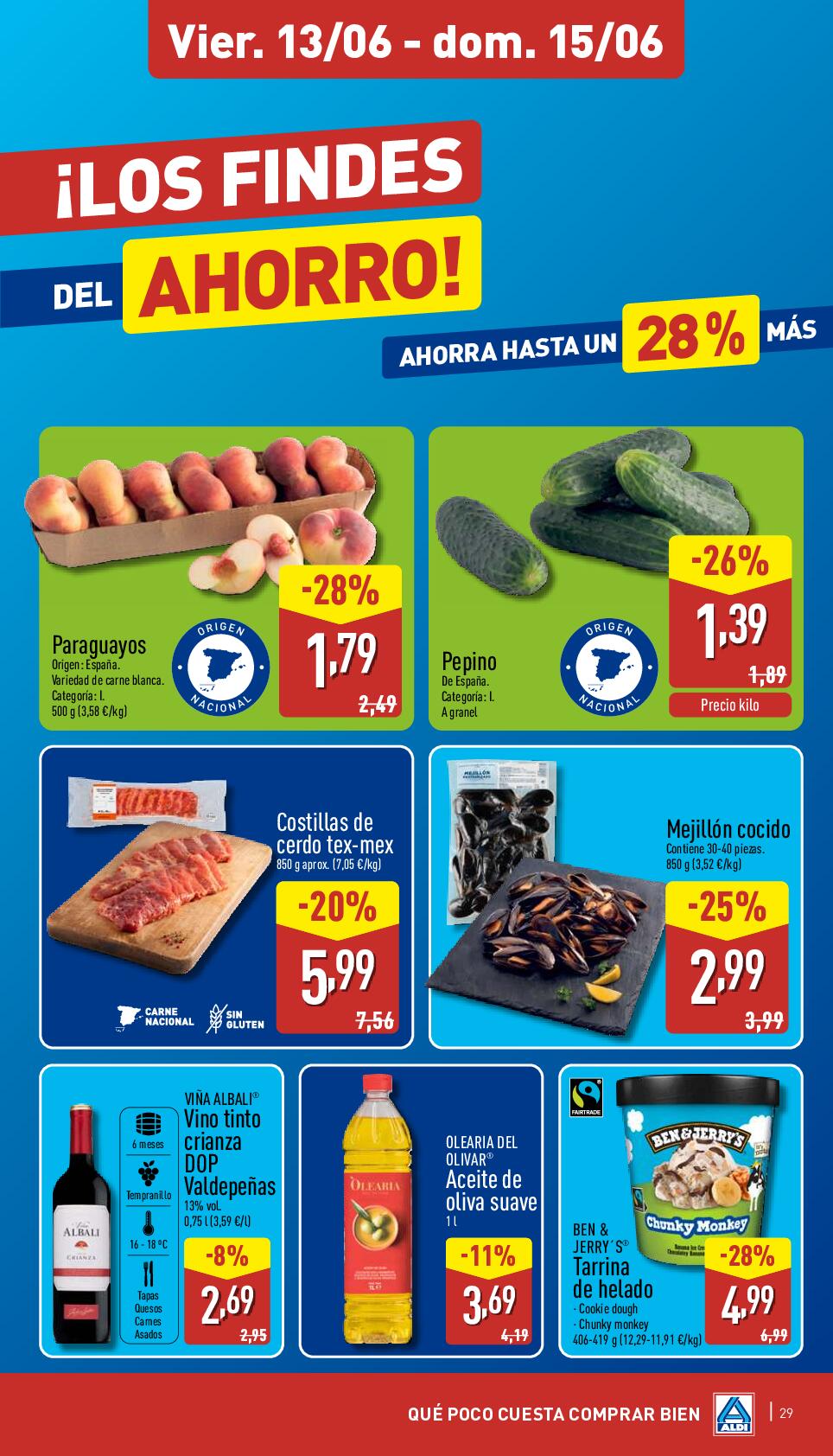 Folleto semanal Aldi. Página 29