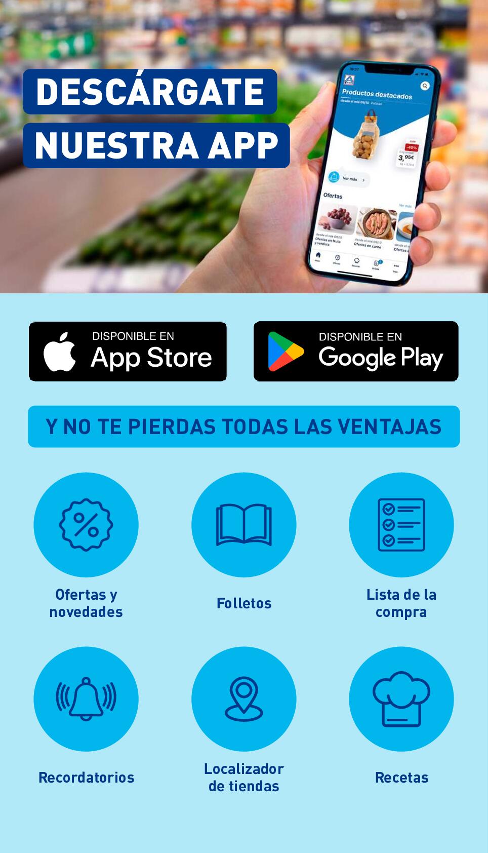 Folleto semanal Aldi. Página 30