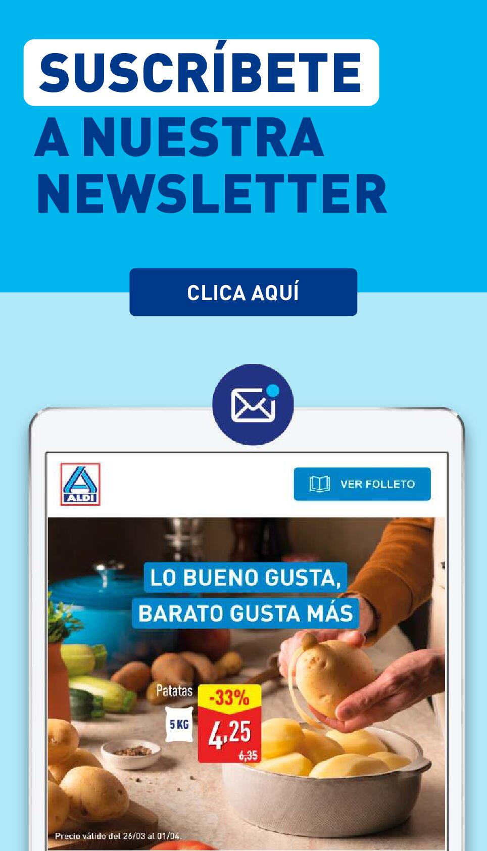 Folleto semanal Aldi. Página 31