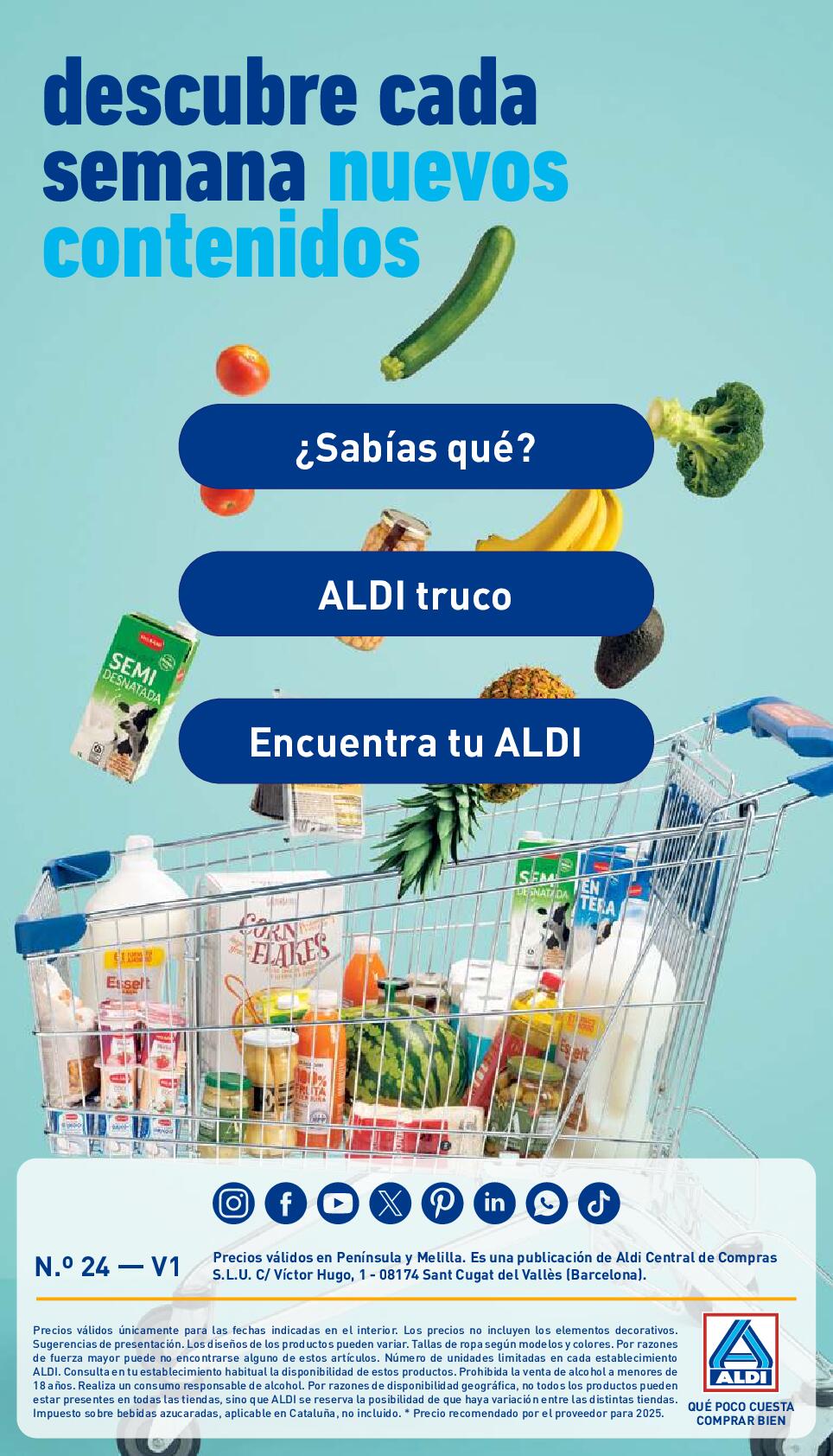 Folleto semanal Aldi. Página 32