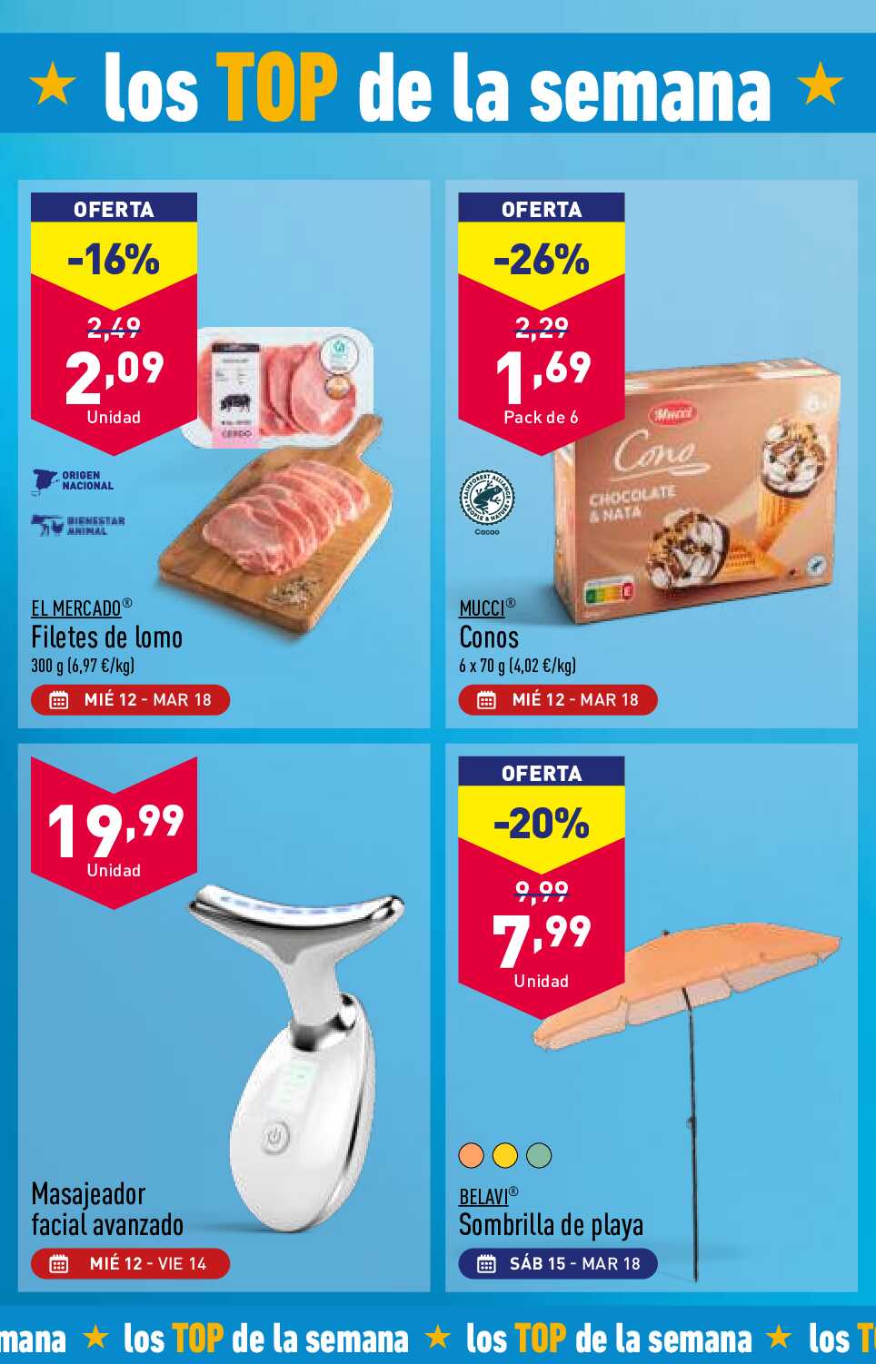 Folleto semanal Aldi. Página 02