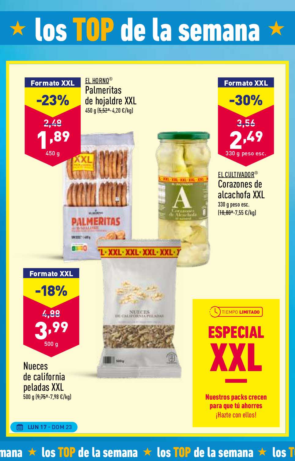 Folleto semanal Aldi. Página 03