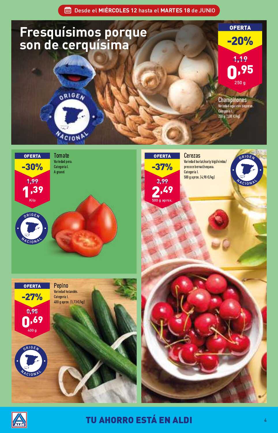 Folleto semanal Aldi. Página 04