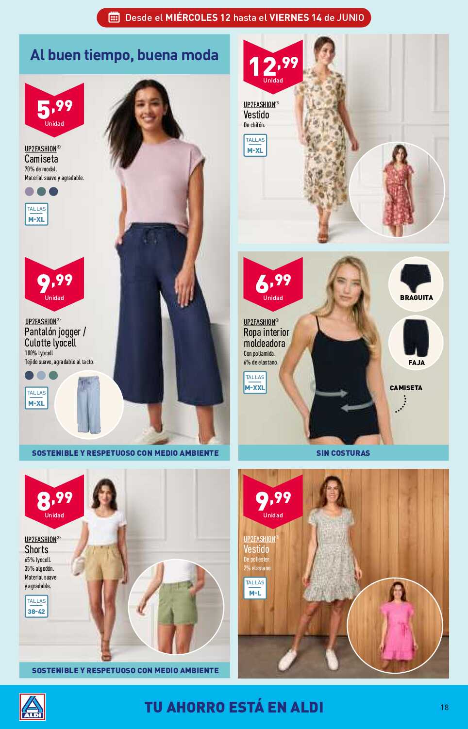 Folleto semanal Aldi. Página 18