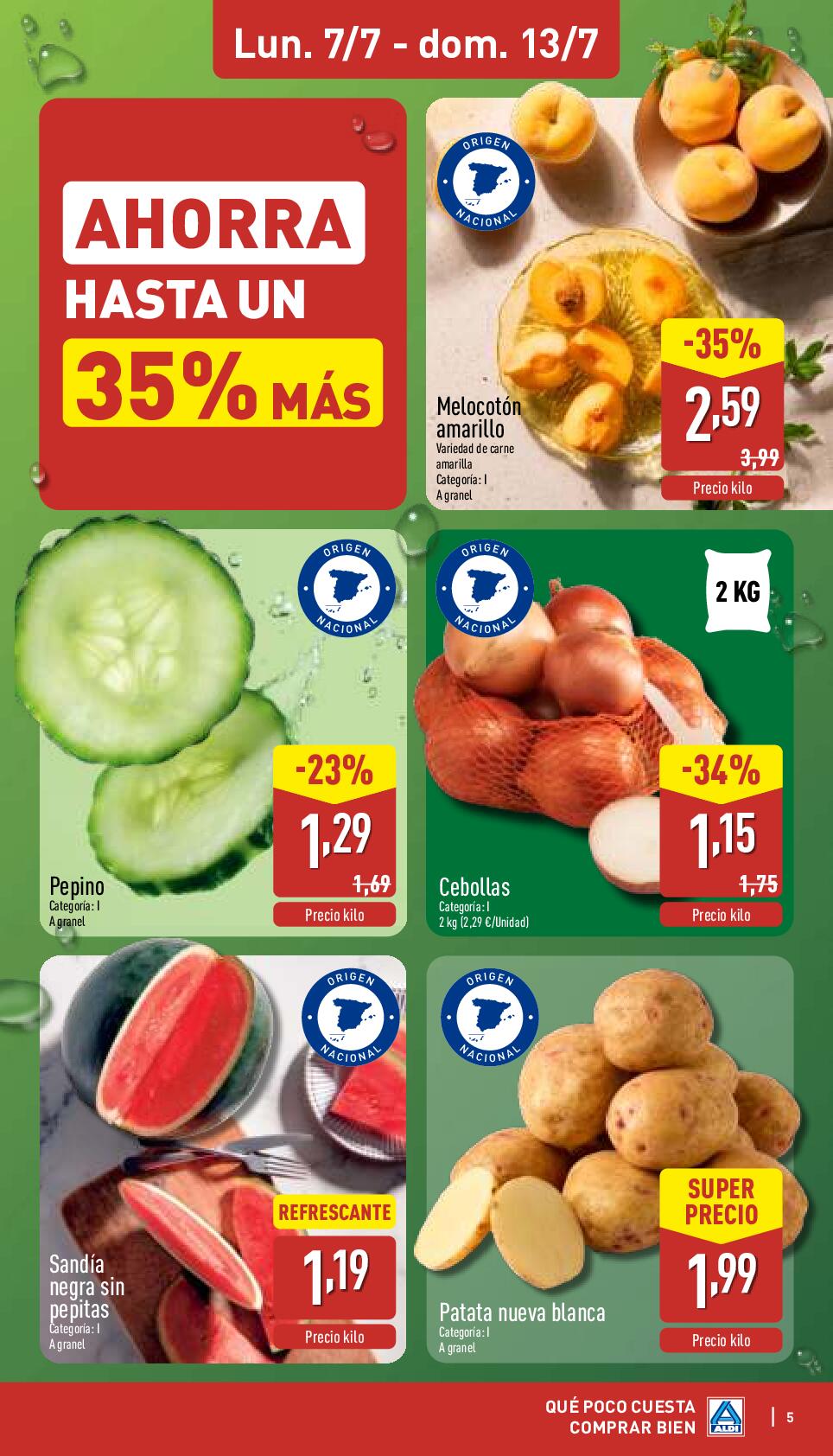 Qué poco cuesta comprar bien Aldi. Página 05