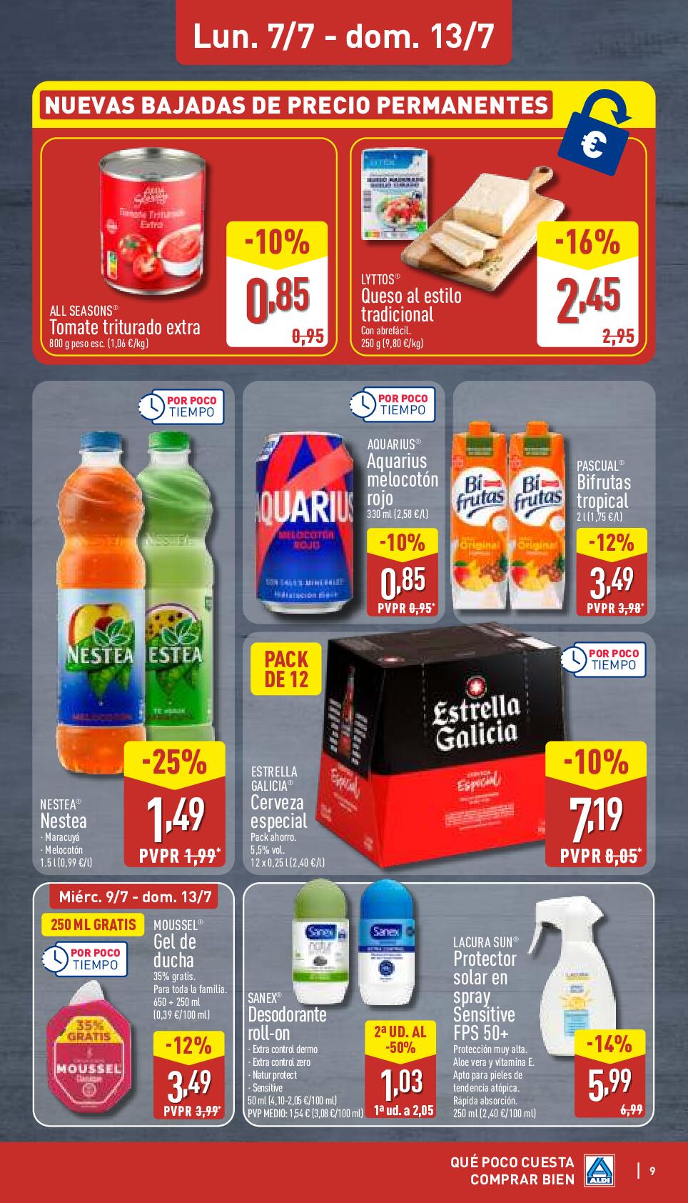 Qué poco cuesta comprar bien Aldi. Página 09