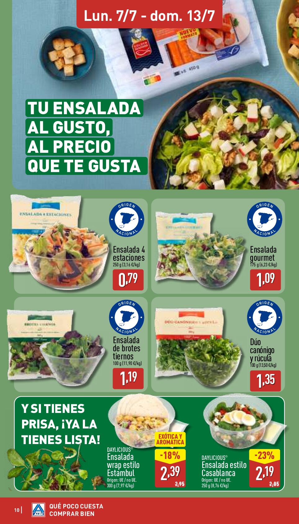 Qué poco cuesta comprar bien Aldi. Página 10