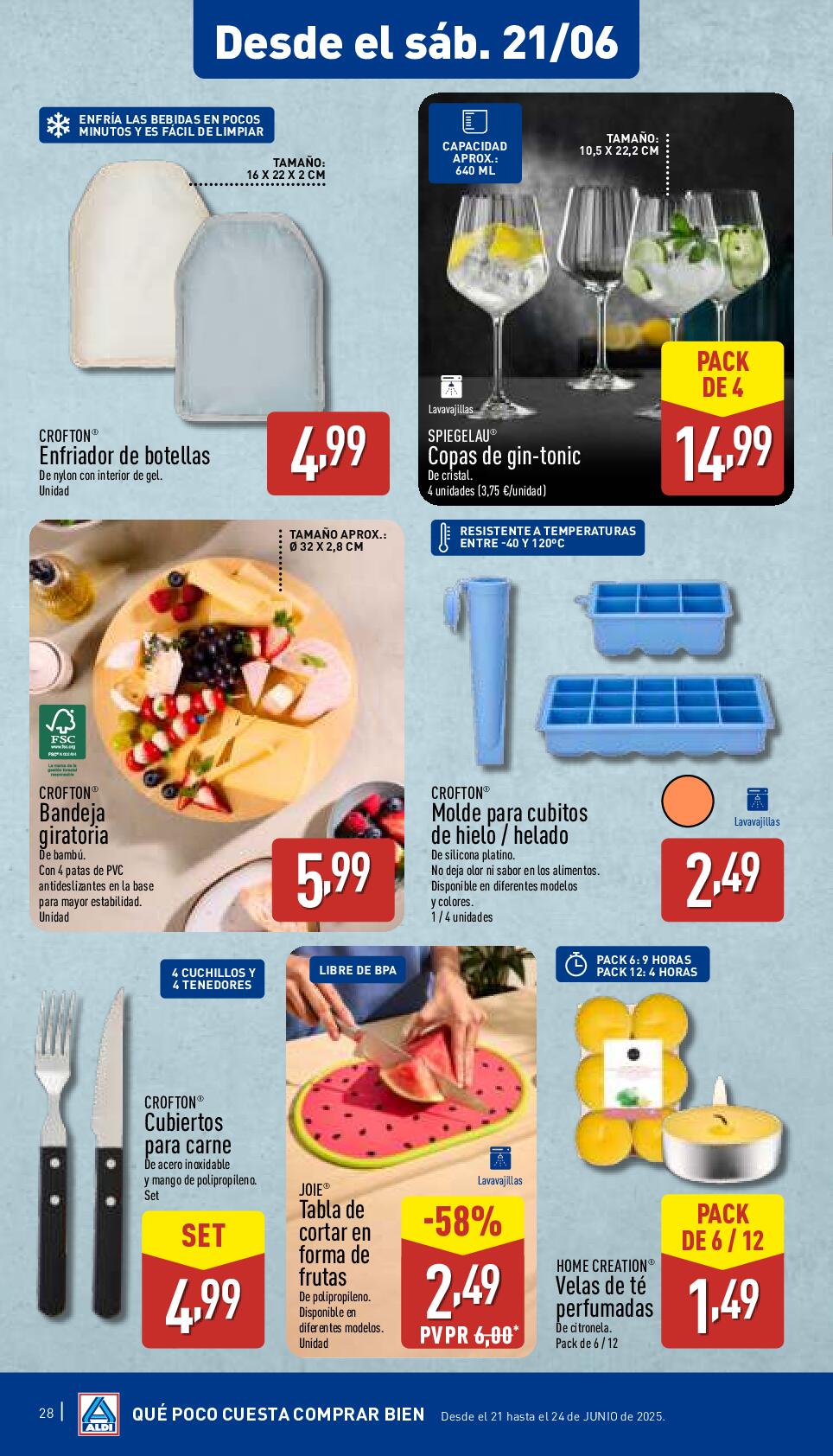 Qué poco cuesta comprar bien Aldi. Página 28