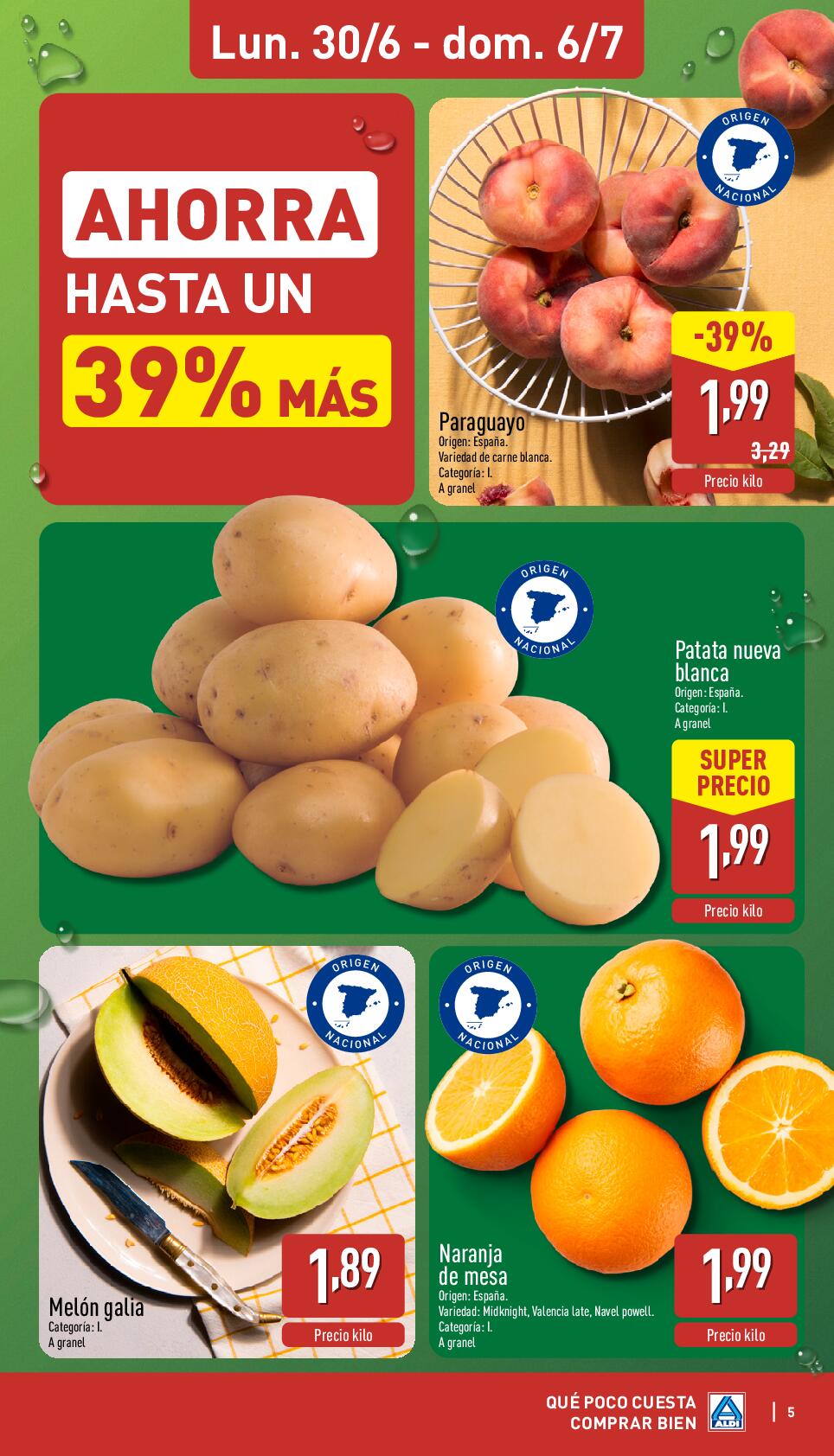 Qué poco cuesta comprar bien Aldi. Página 05