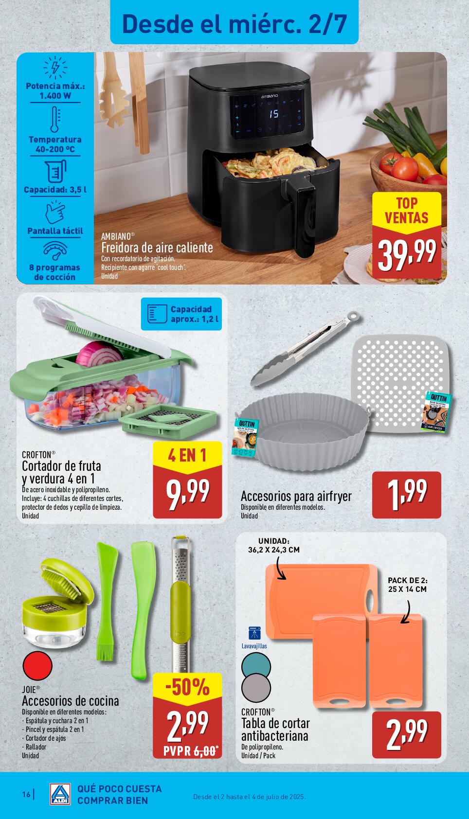 Qué poco cuesta comprar bien Aldi. Página 16
