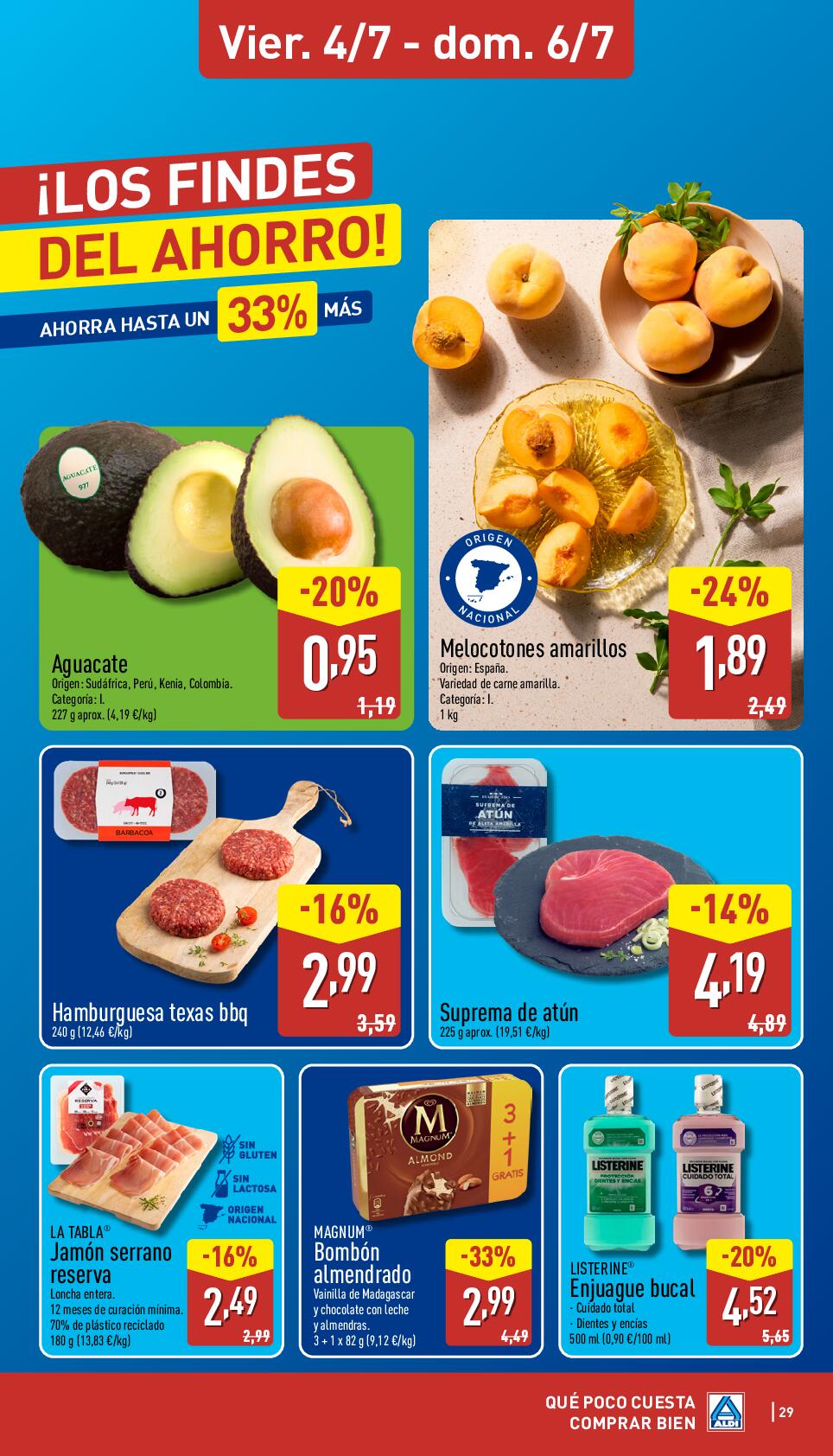 Qué poco cuesta comprar bien Aldi. Página 29