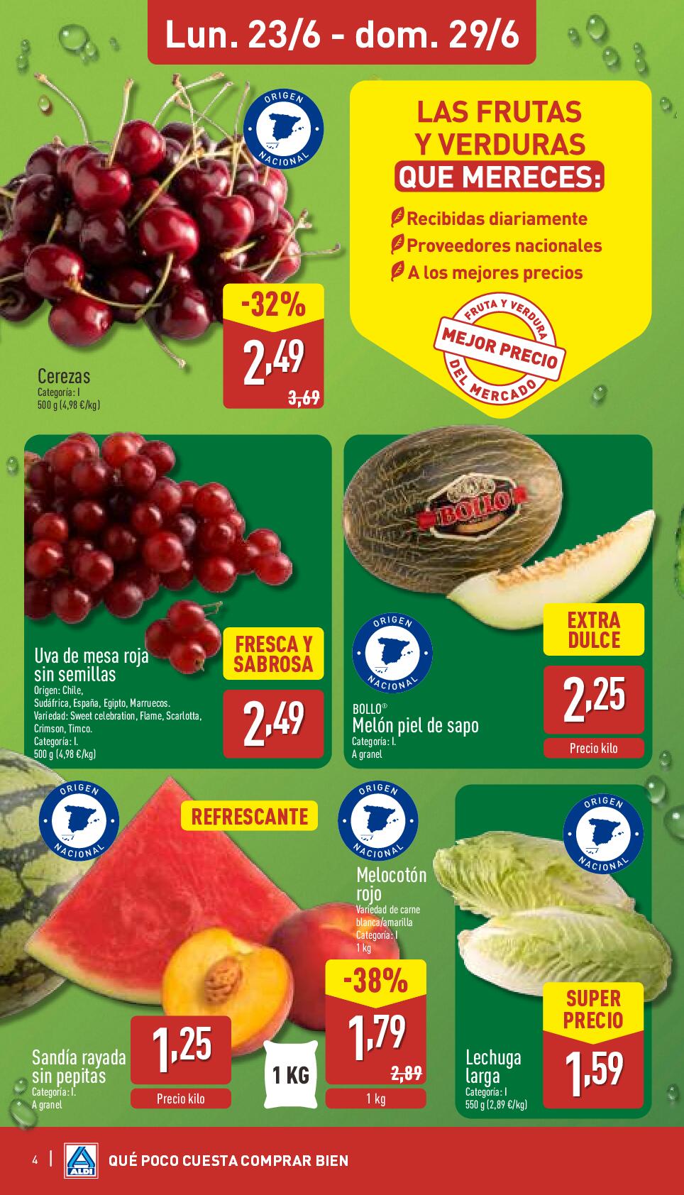 Qué poco cuesta disfrutar del verano Aldi. Página 04