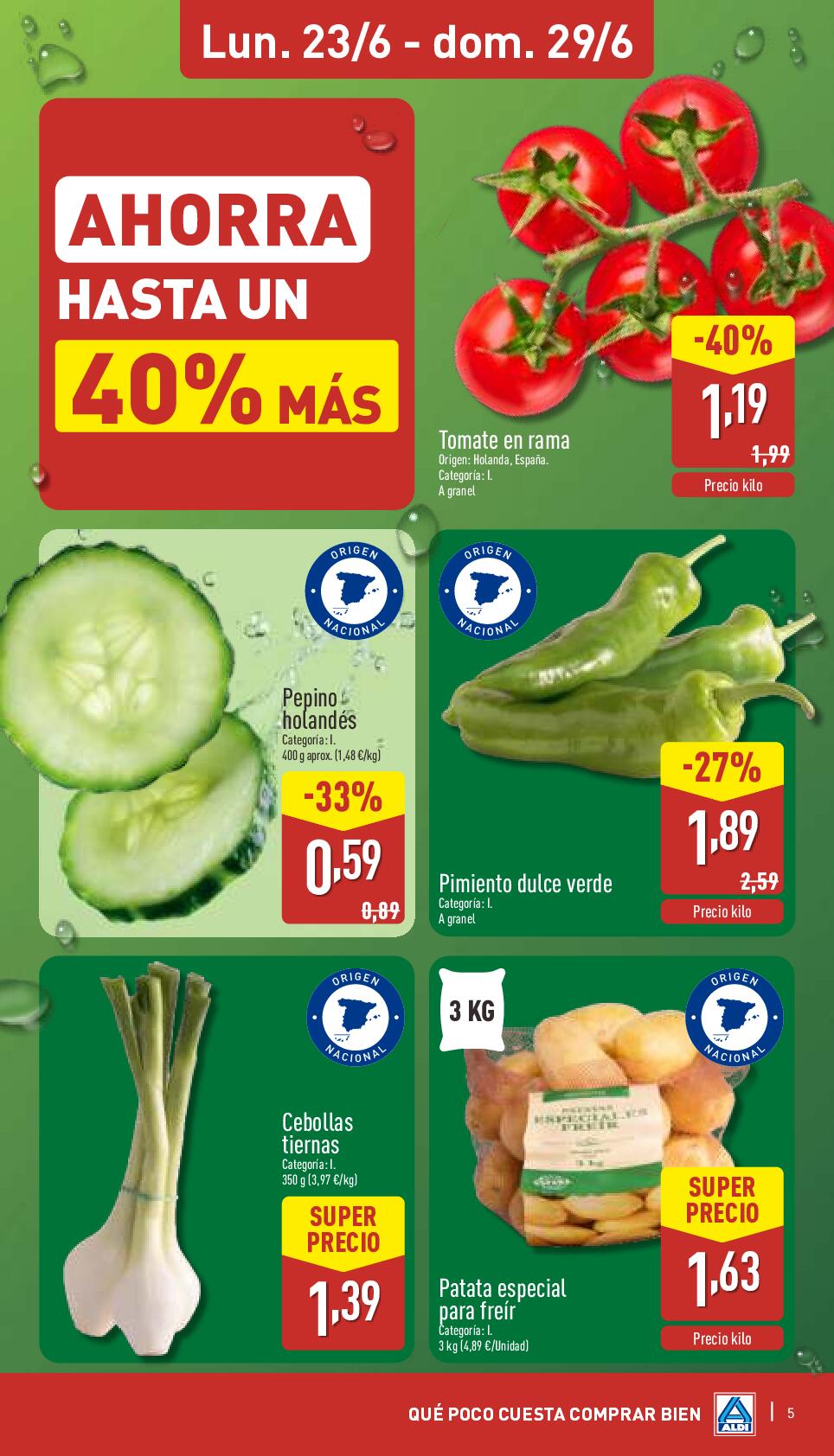 Qué poco cuesta disfrutar del verano Aldi. Página 05