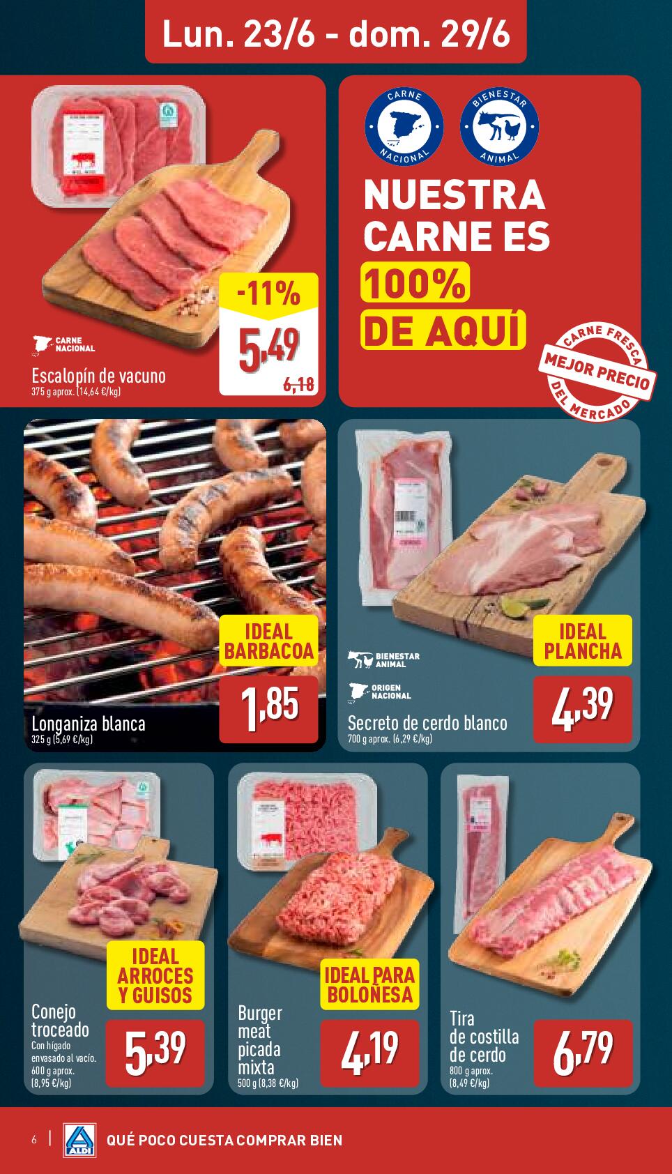 Qué poco cuesta disfrutar del verano Aldi. Página 06