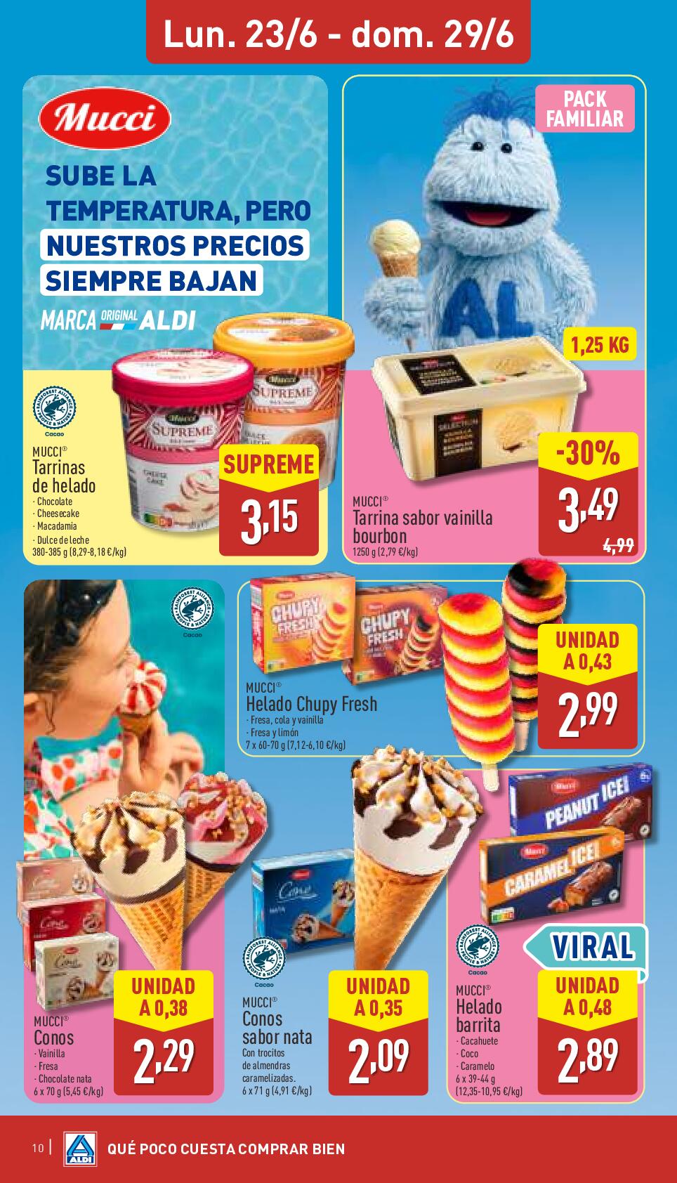 Qué poco cuesta disfrutar del verano Aldi. Página 10