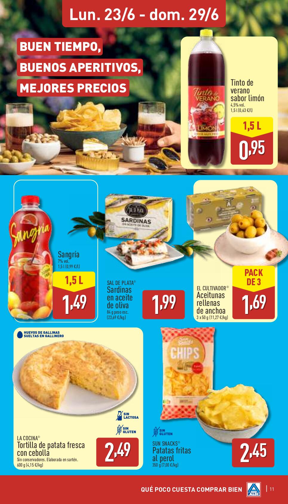 Qué poco cuesta disfrutar del verano Aldi. Página 11