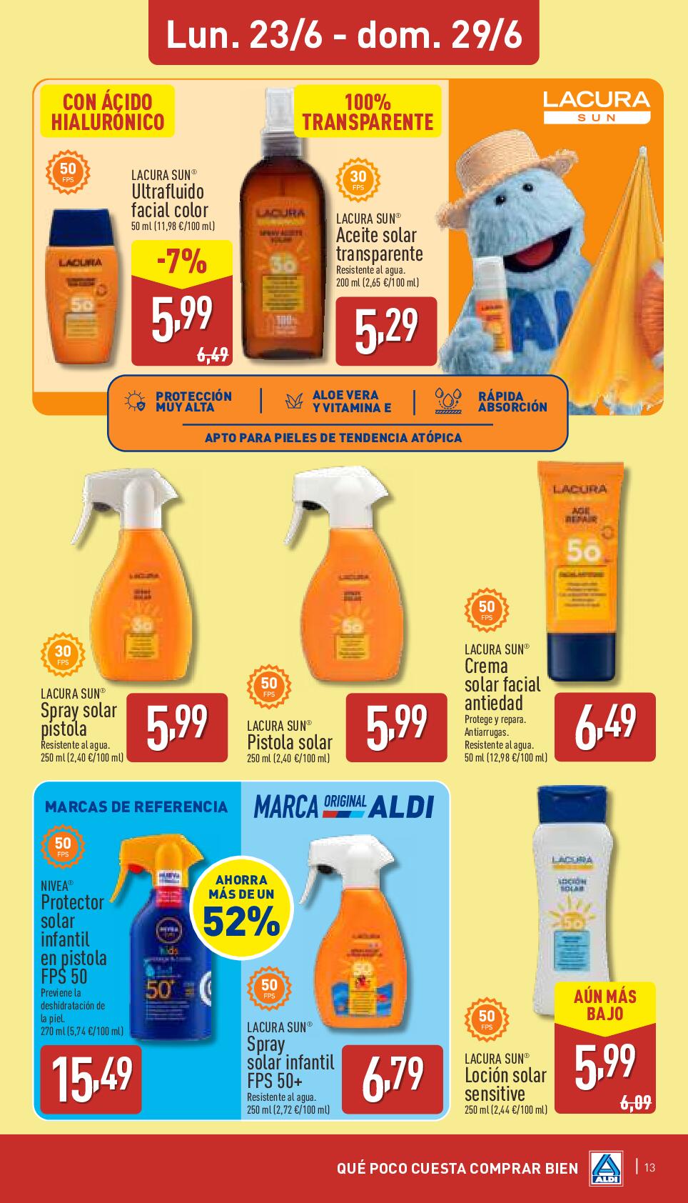 Qué poco cuesta disfrutar del verano Aldi. Página 13