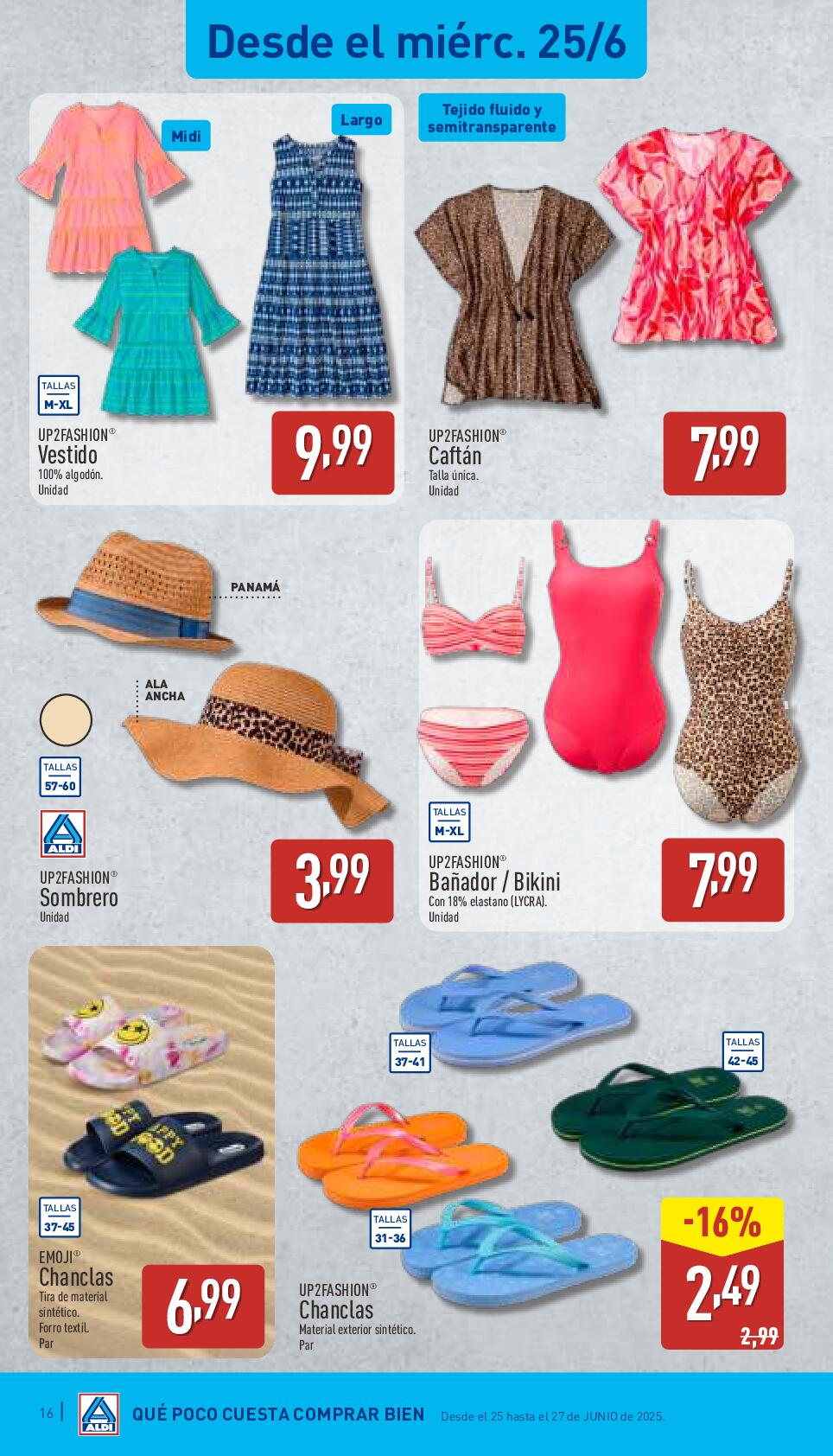 Qué poco cuesta disfrutar del verano Aldi. Página 16