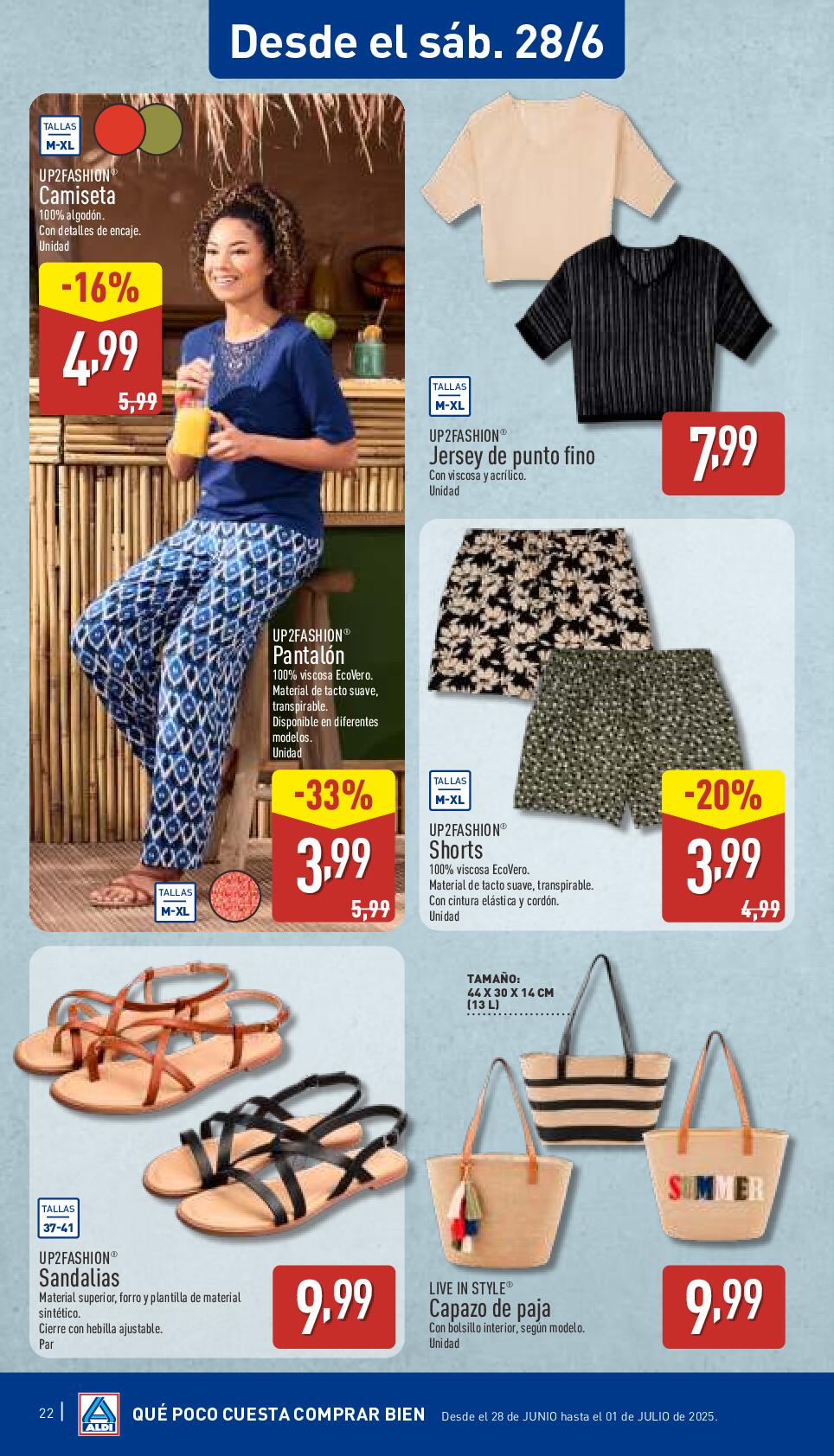 Qué poco cuesta disfrutar del verano Aldi. Página 22