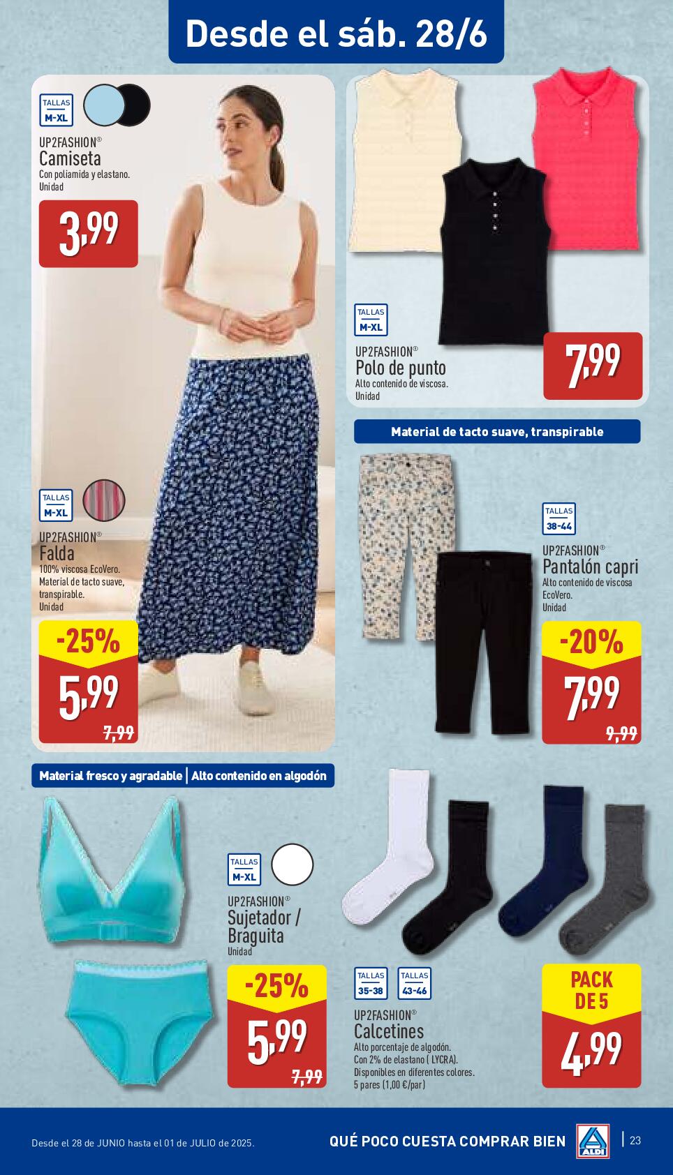Qué poco cuesta disfrutar del verano Aldi. Página 23