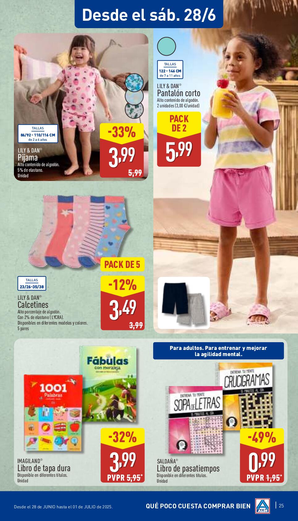 Qué poco cuesta disfrutar del verano Aldi. Página 25