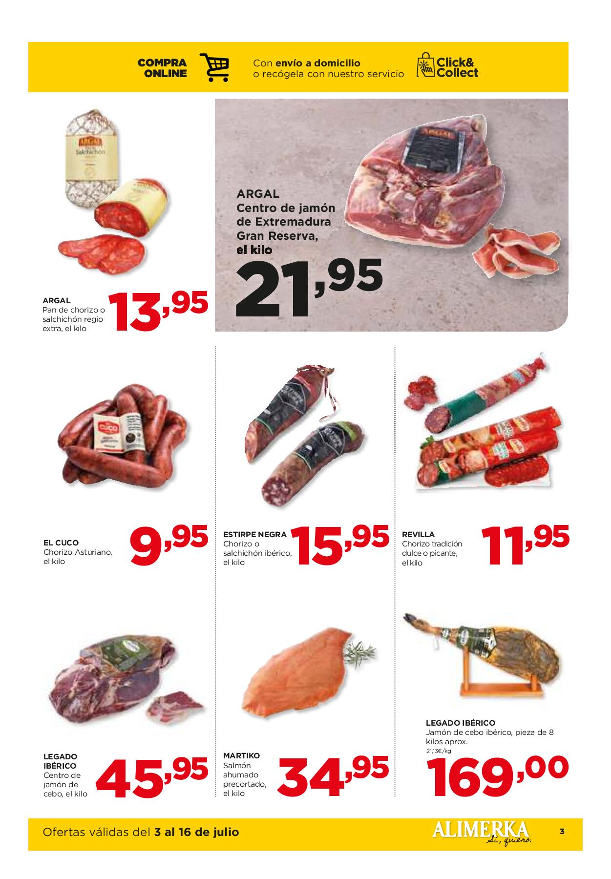 Folleto quincenal Alimerka. Página 03
