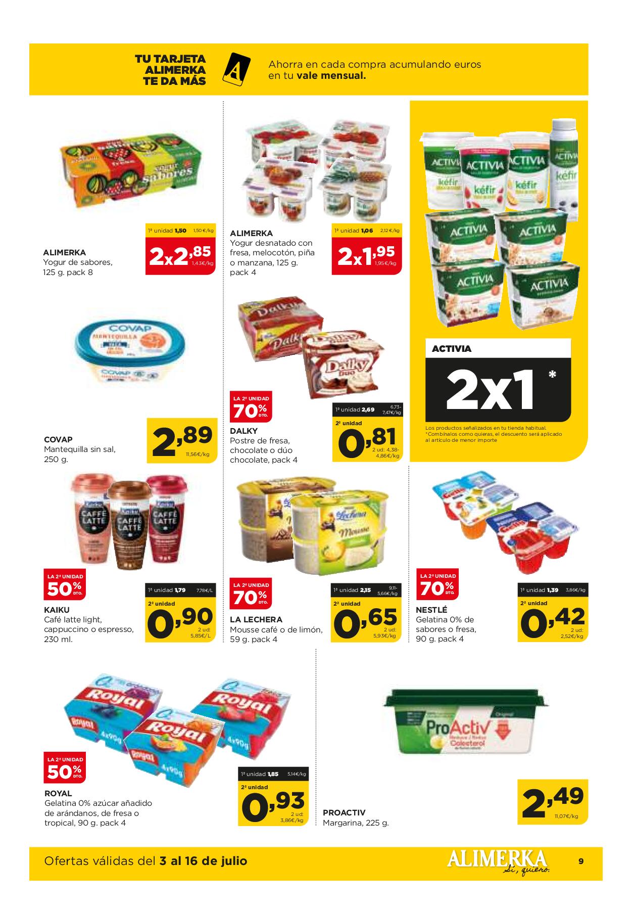 Folleto quincenal Alimerka. Página 10