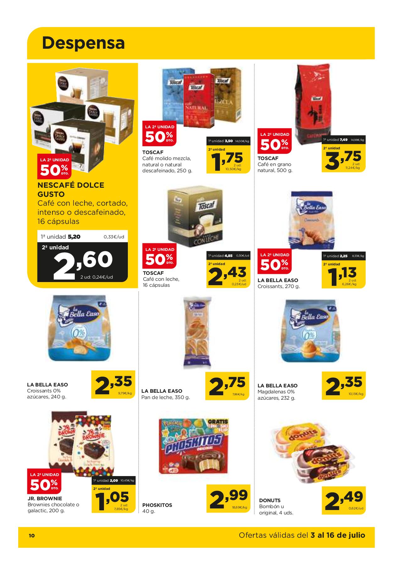 Folleto quincenal Alimerka. Página 11
