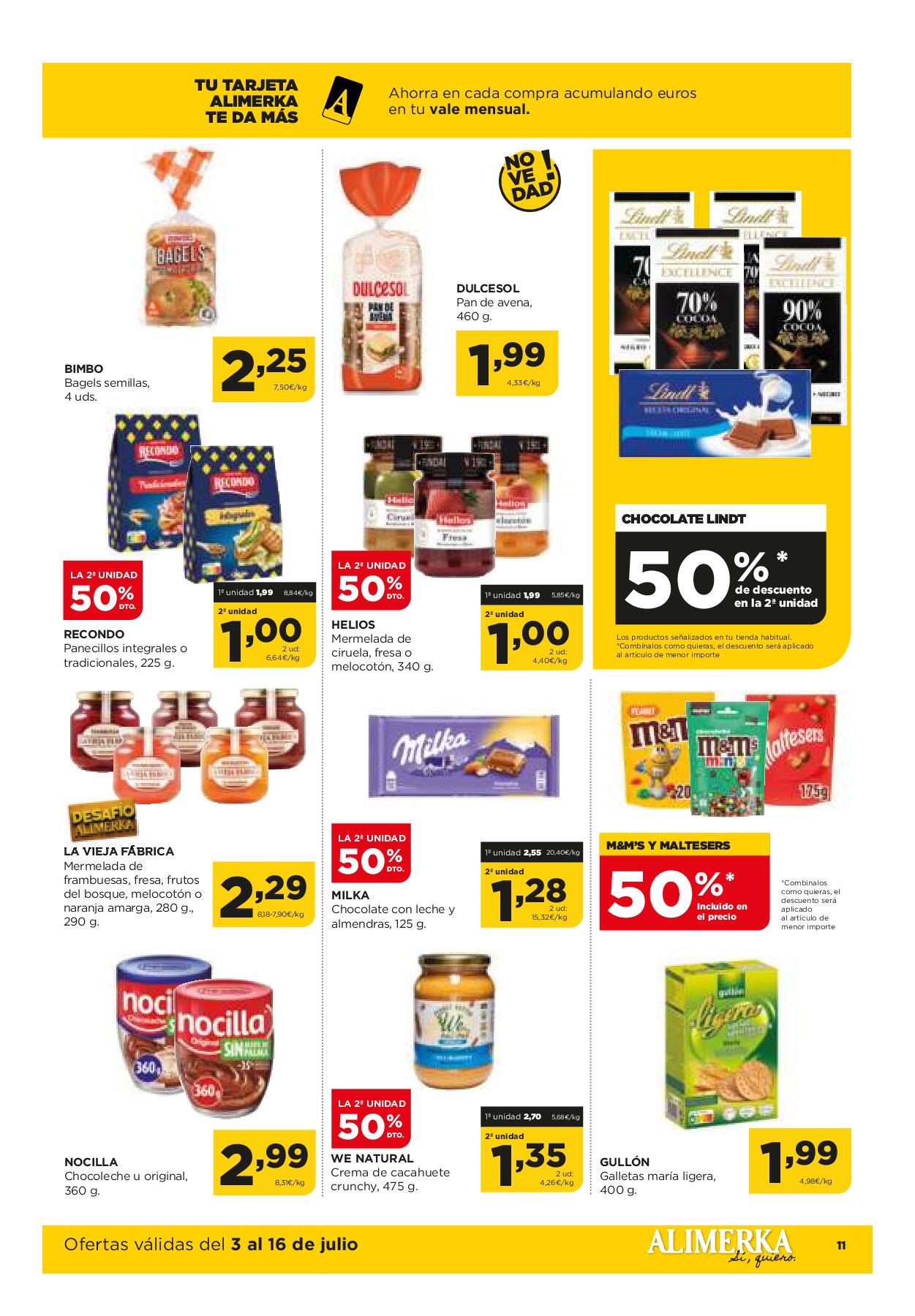 Folleto quincenal Alimerka. Página 12