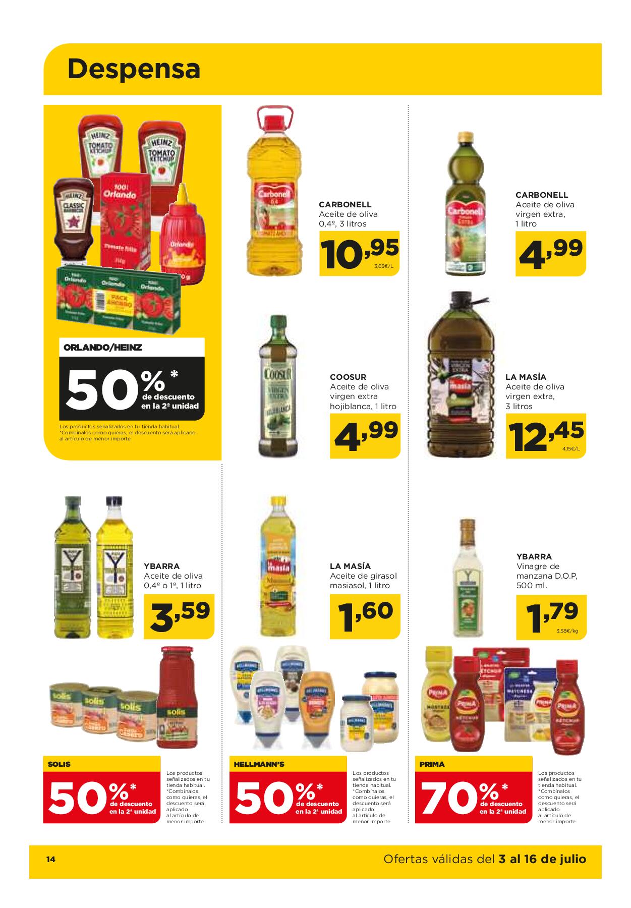 Folleto quincenal Alimerka. Página 15