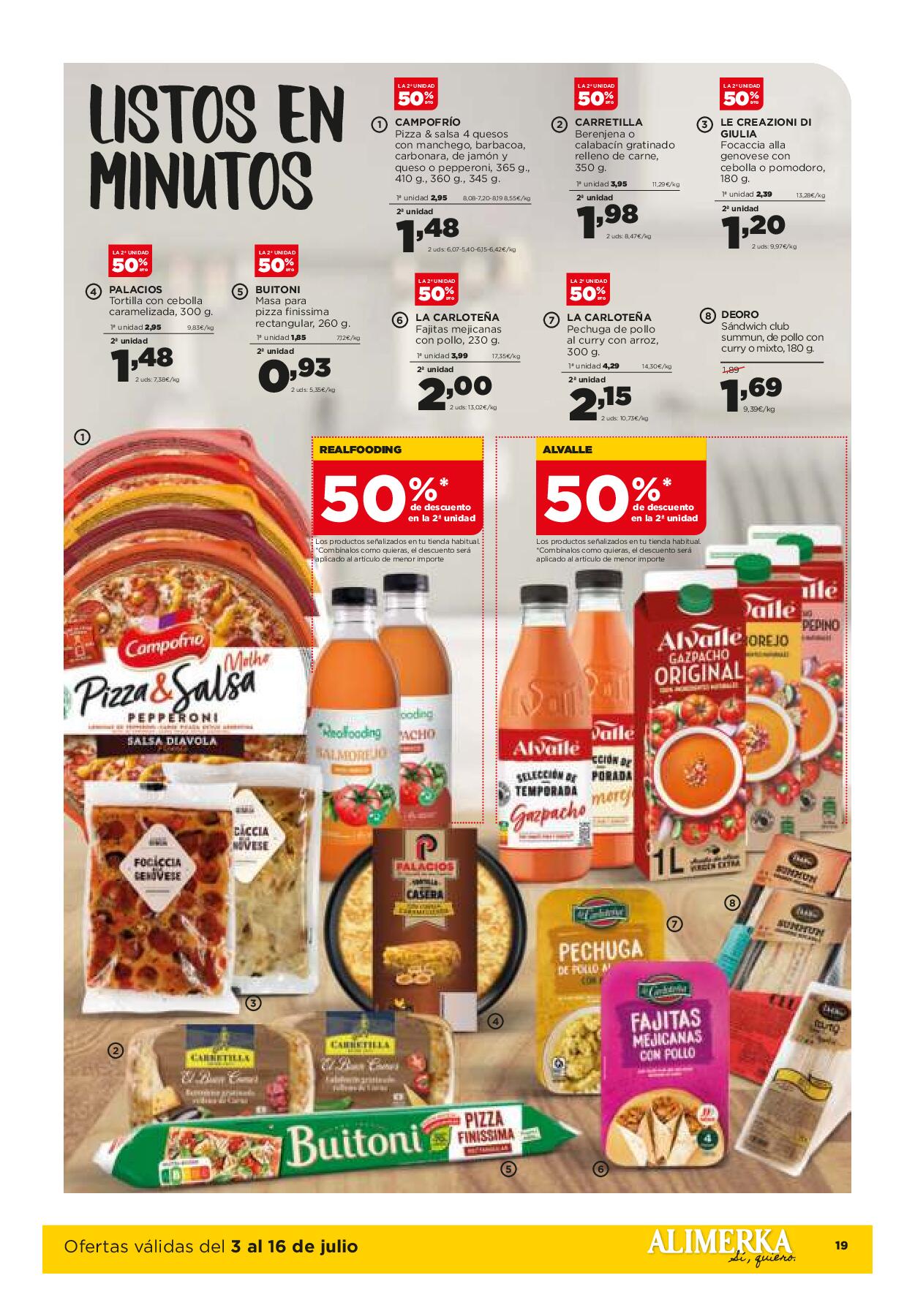 Folleto quincenal Alimerka. Página 20