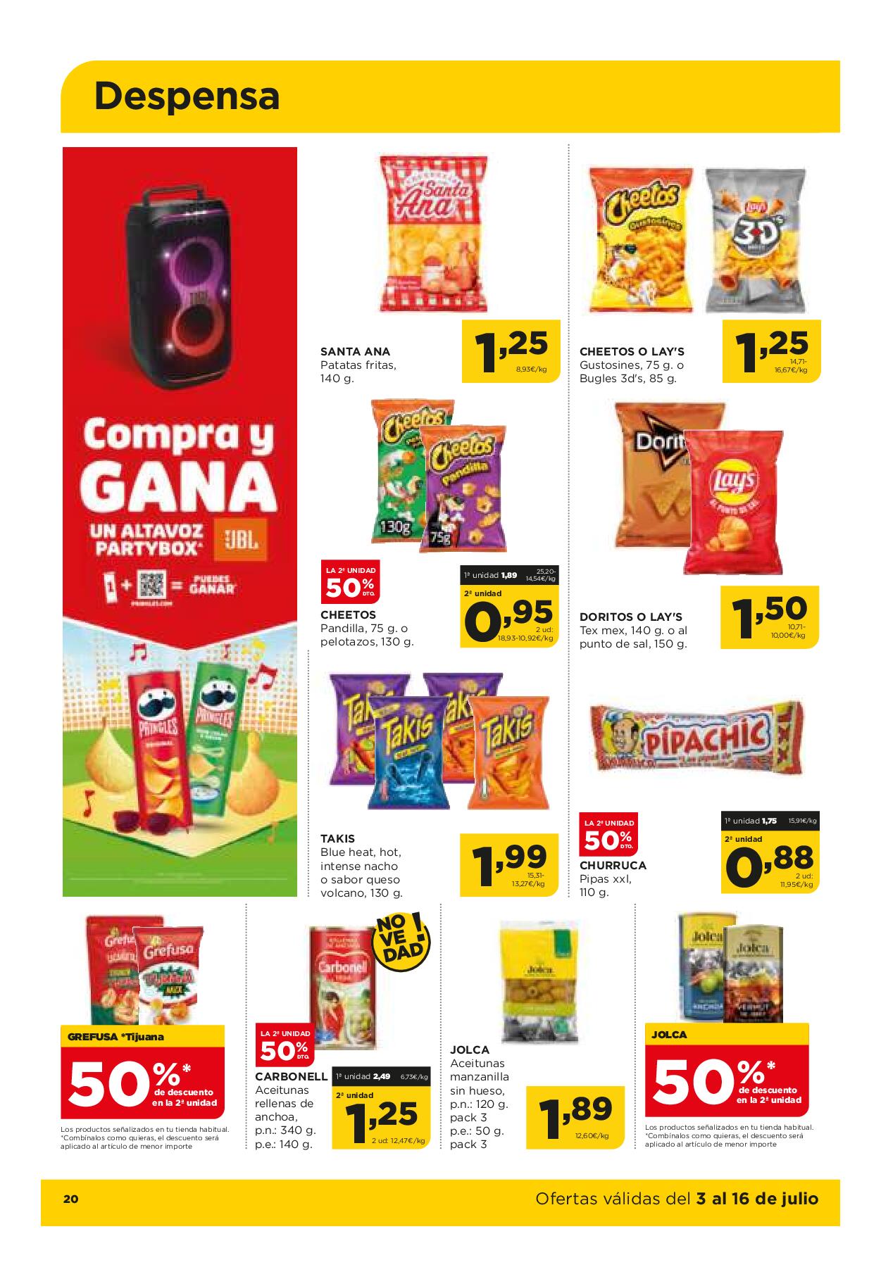 Folleto quincenal Alimerka. Página 22