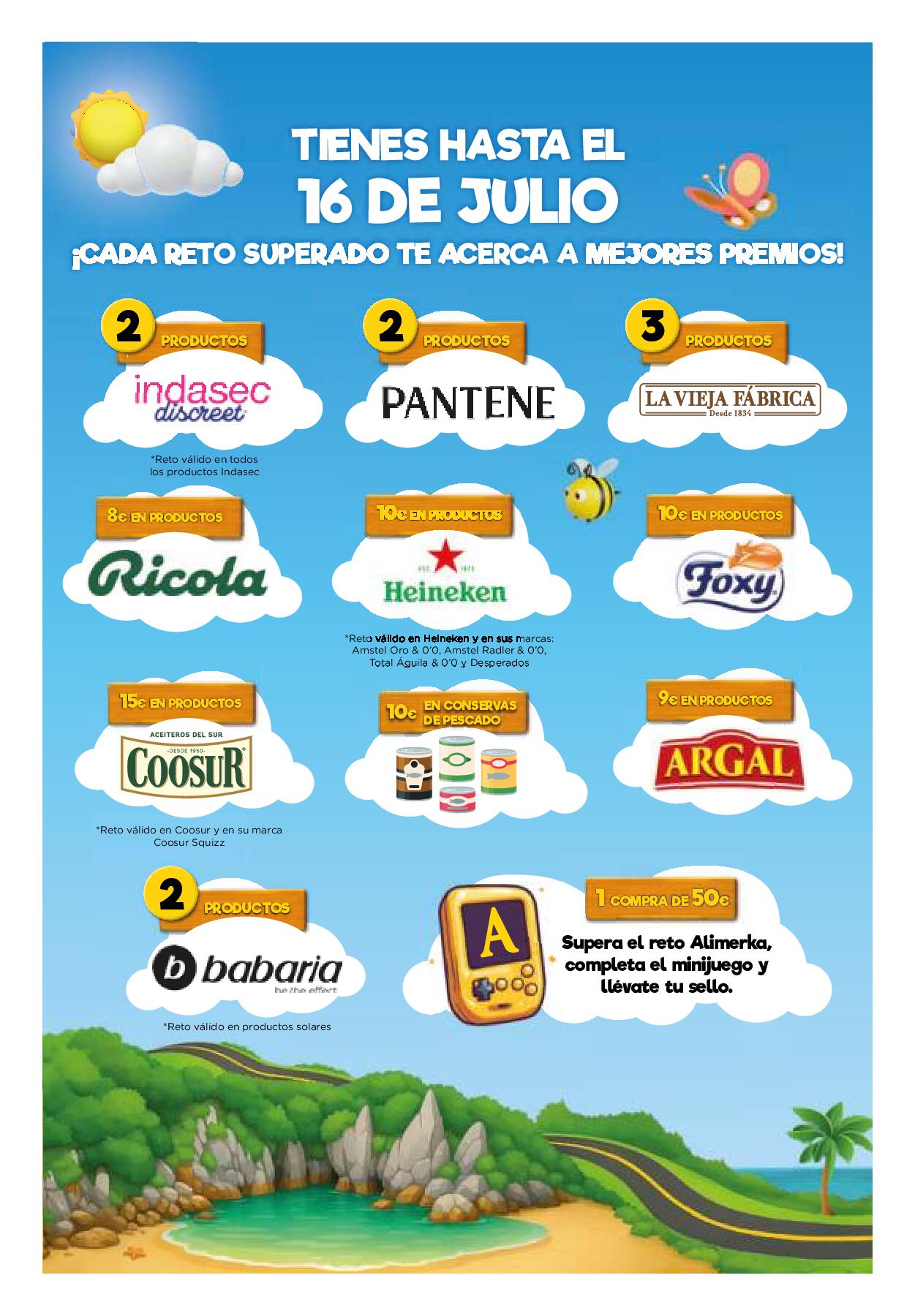 Folleto quincenal Alimerka. Página 25