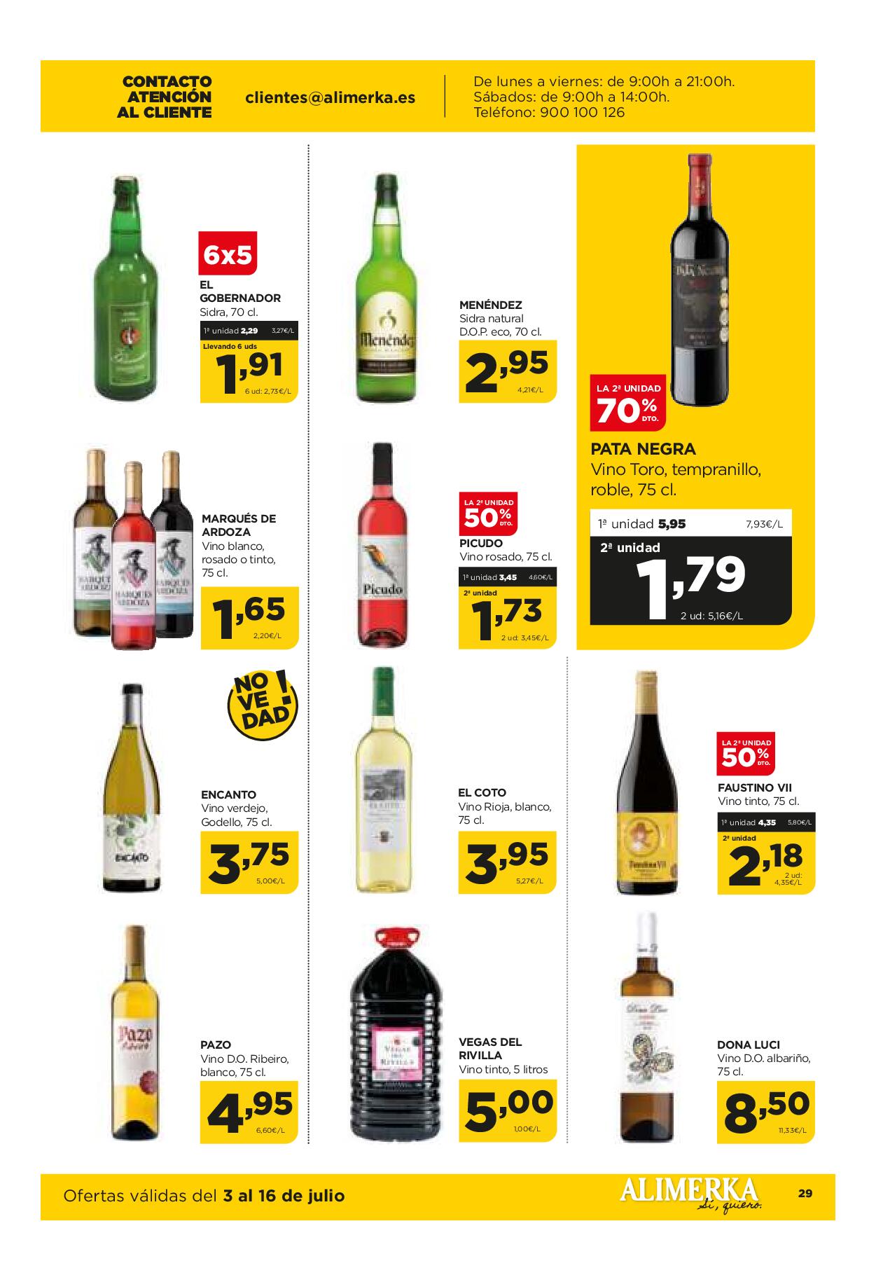 Folleto quincenal Alimerka. Página 32