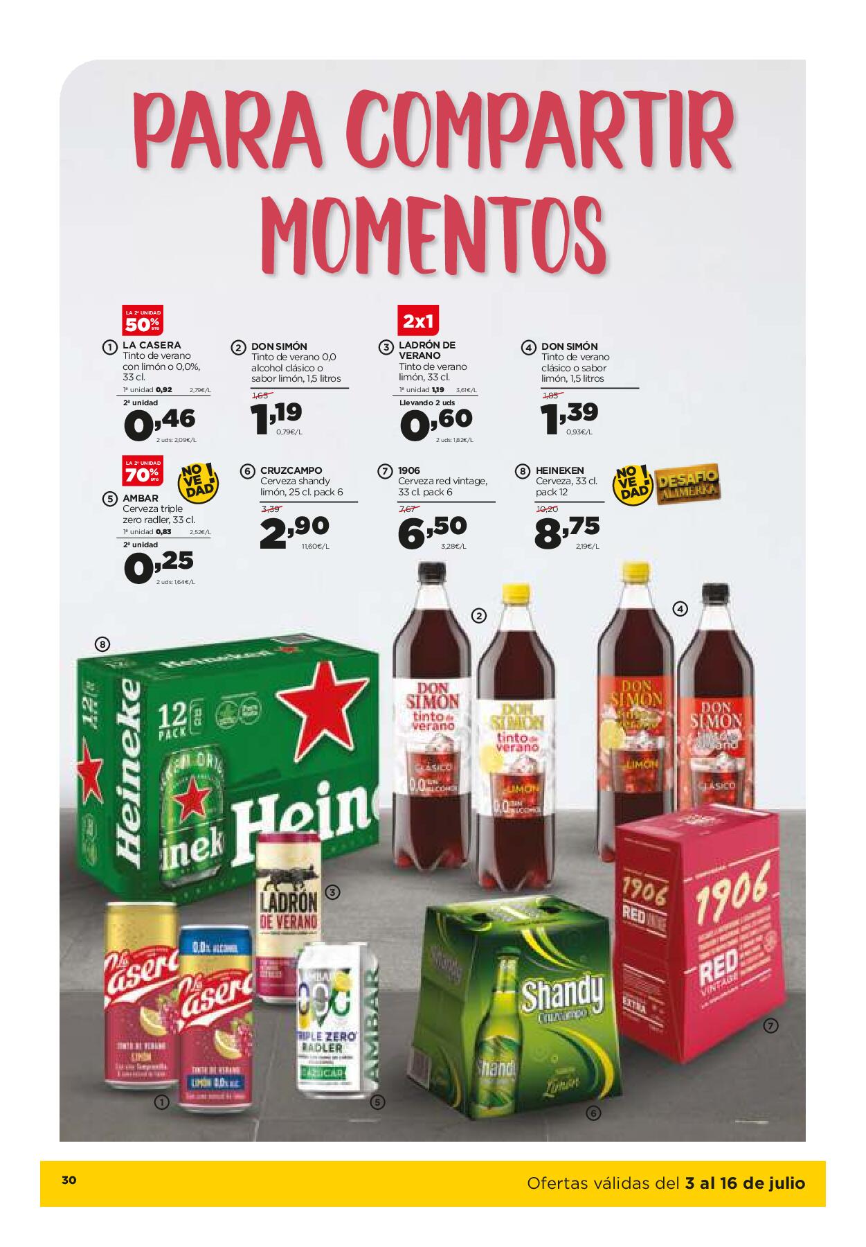 Folleto quincenal Alimerka. Página 33
