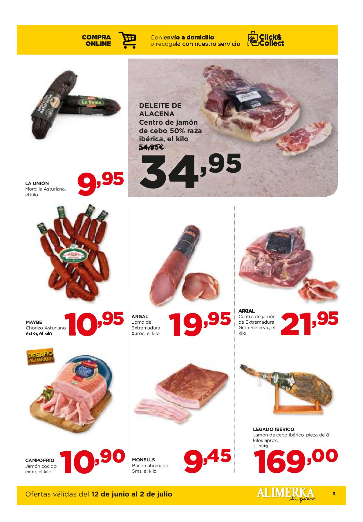 Folleto quincenal Alimerka. Página 03