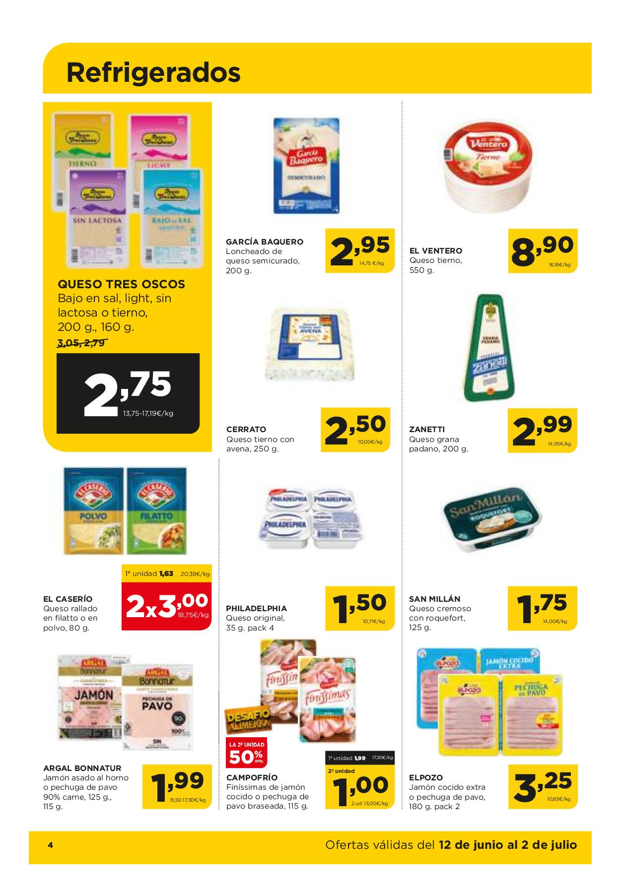 Folleto quincenal Alimerka. Página 04