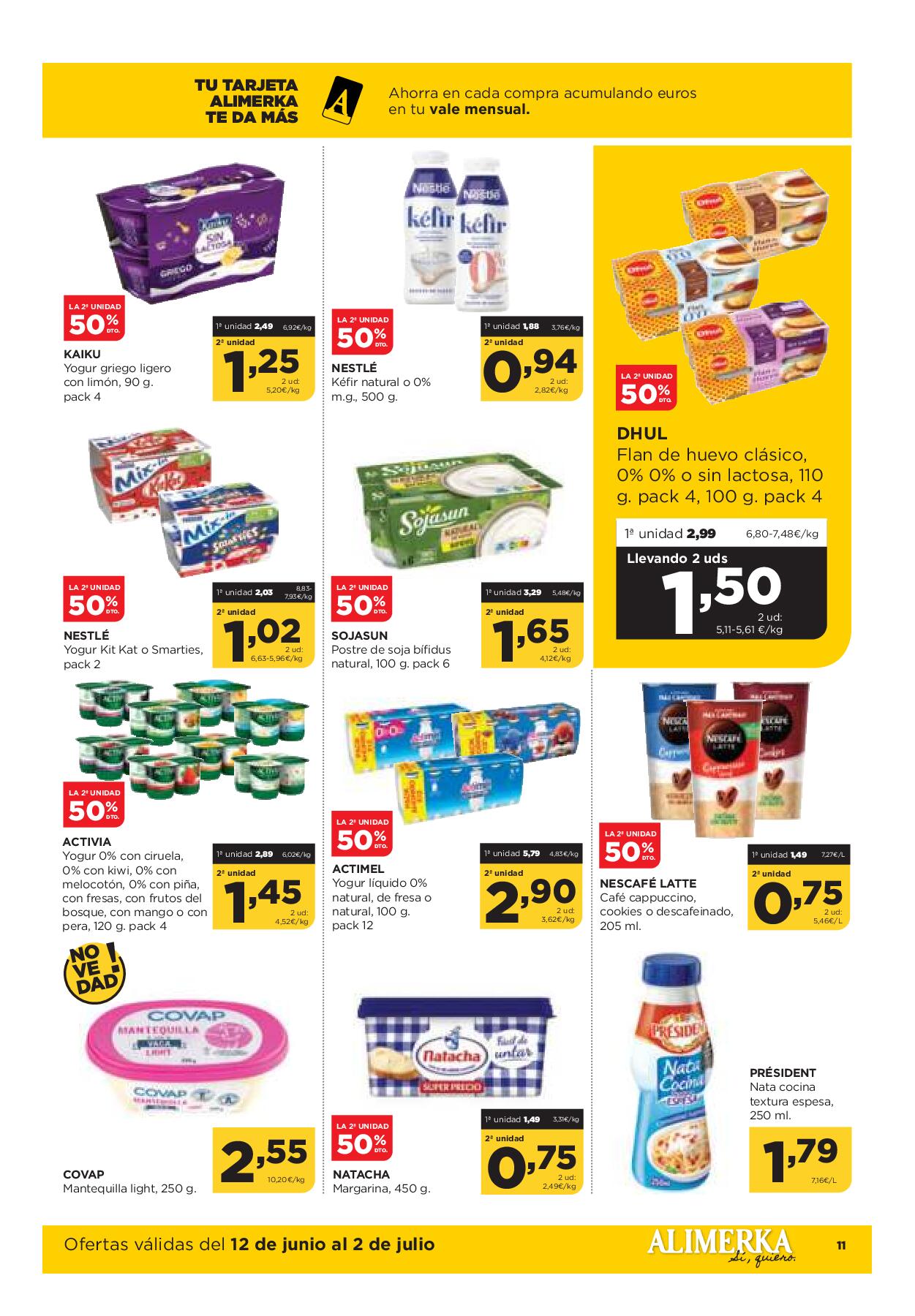 Folleto quincenal Alimerka. Página 12