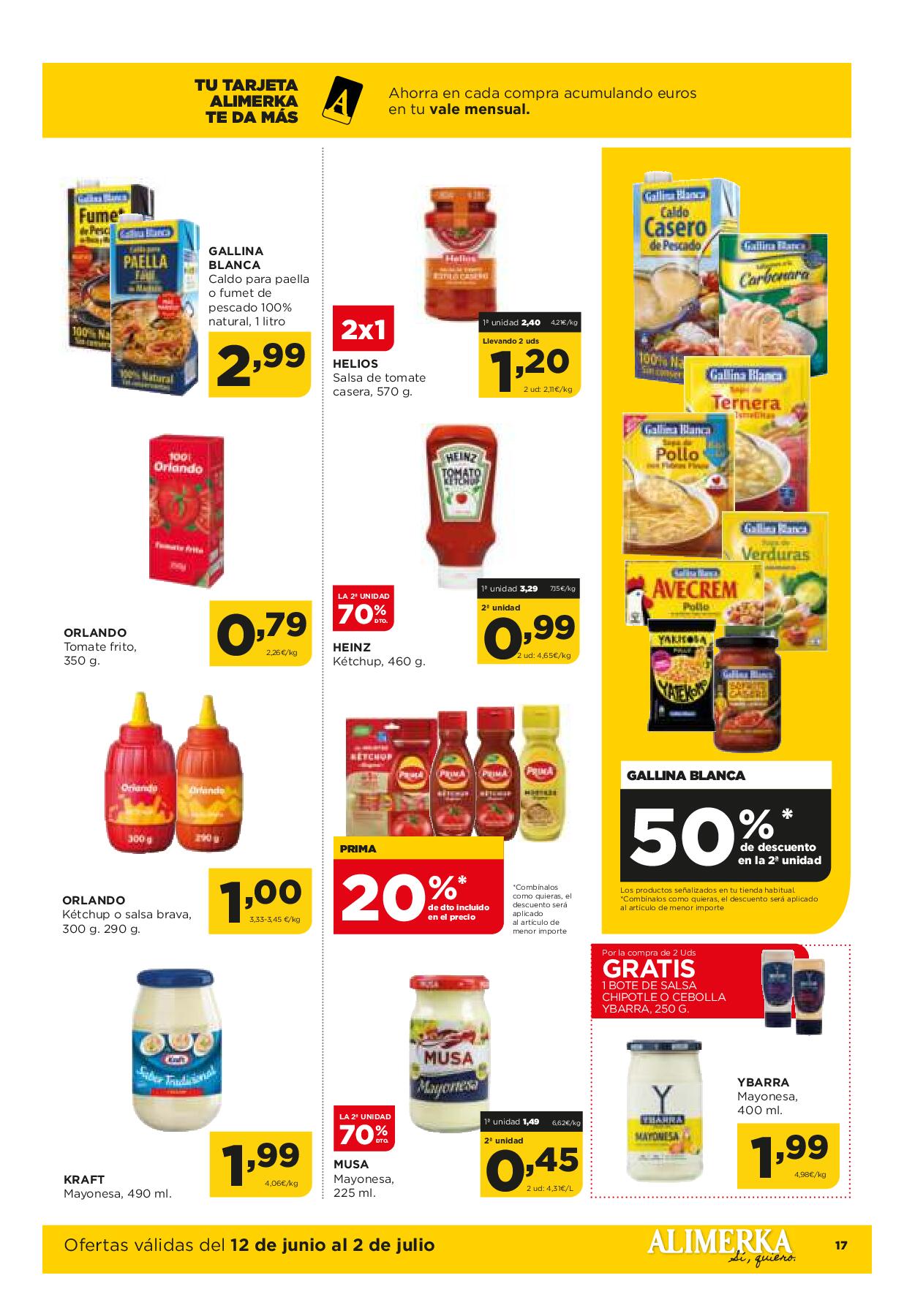 Folleto quincenal Alimerka. Página 18