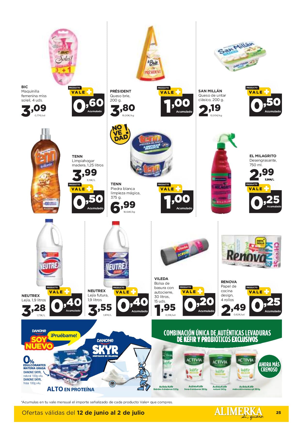 Folleto quincenal Alimerka. Página 27