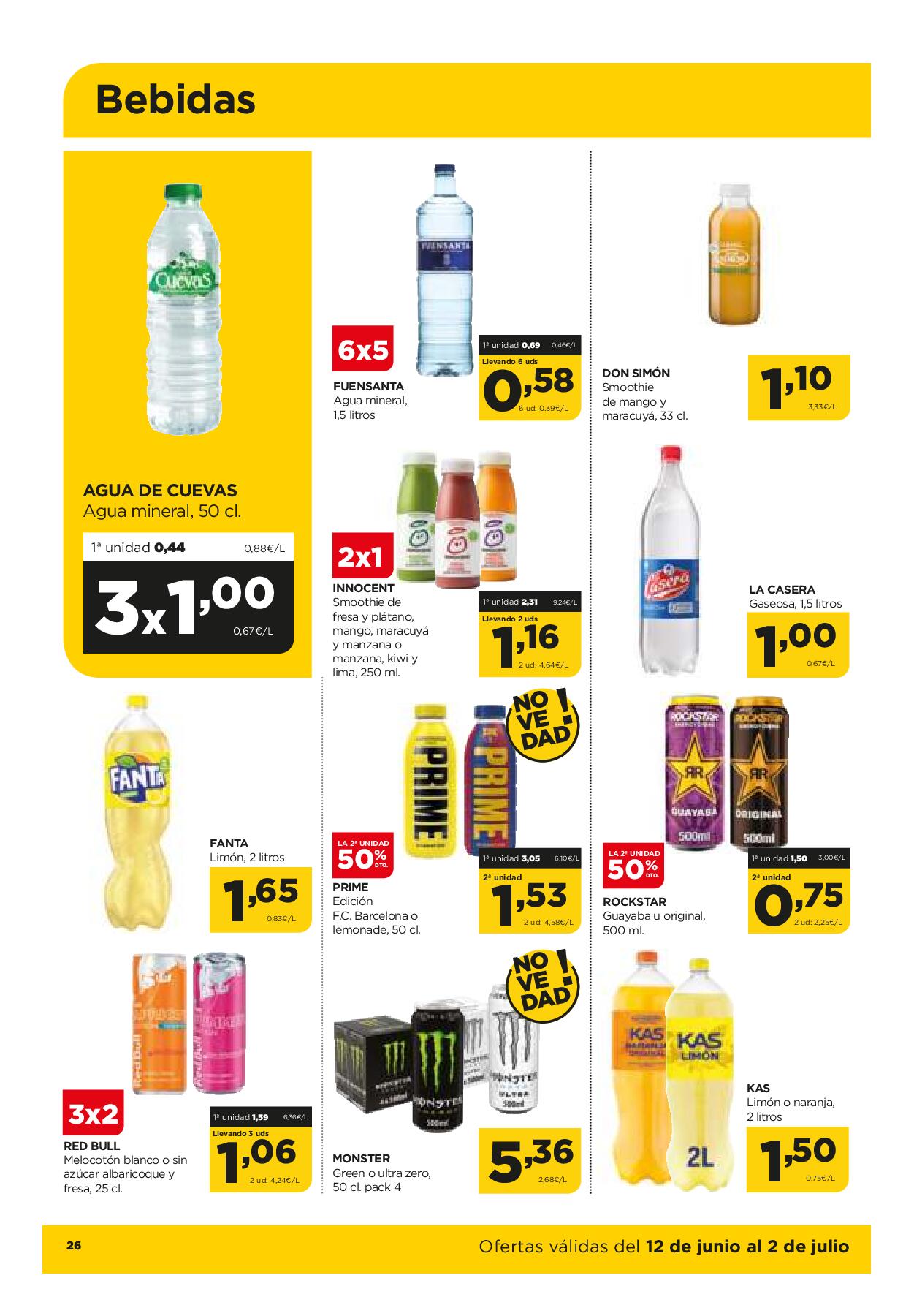 Folleto quincenal Alimerka. Página 28