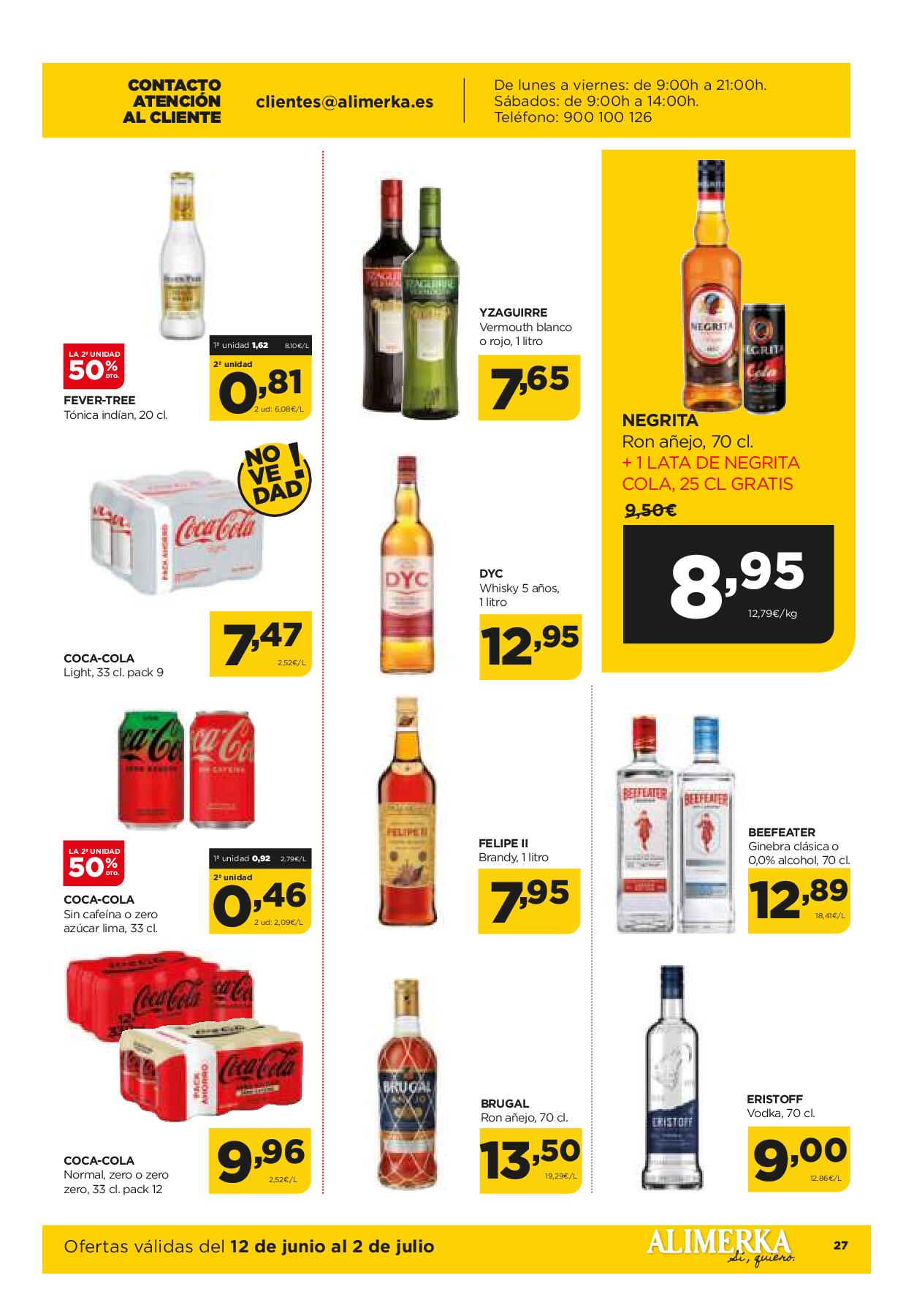 Folleto quincenal Alimerka. Página 29
